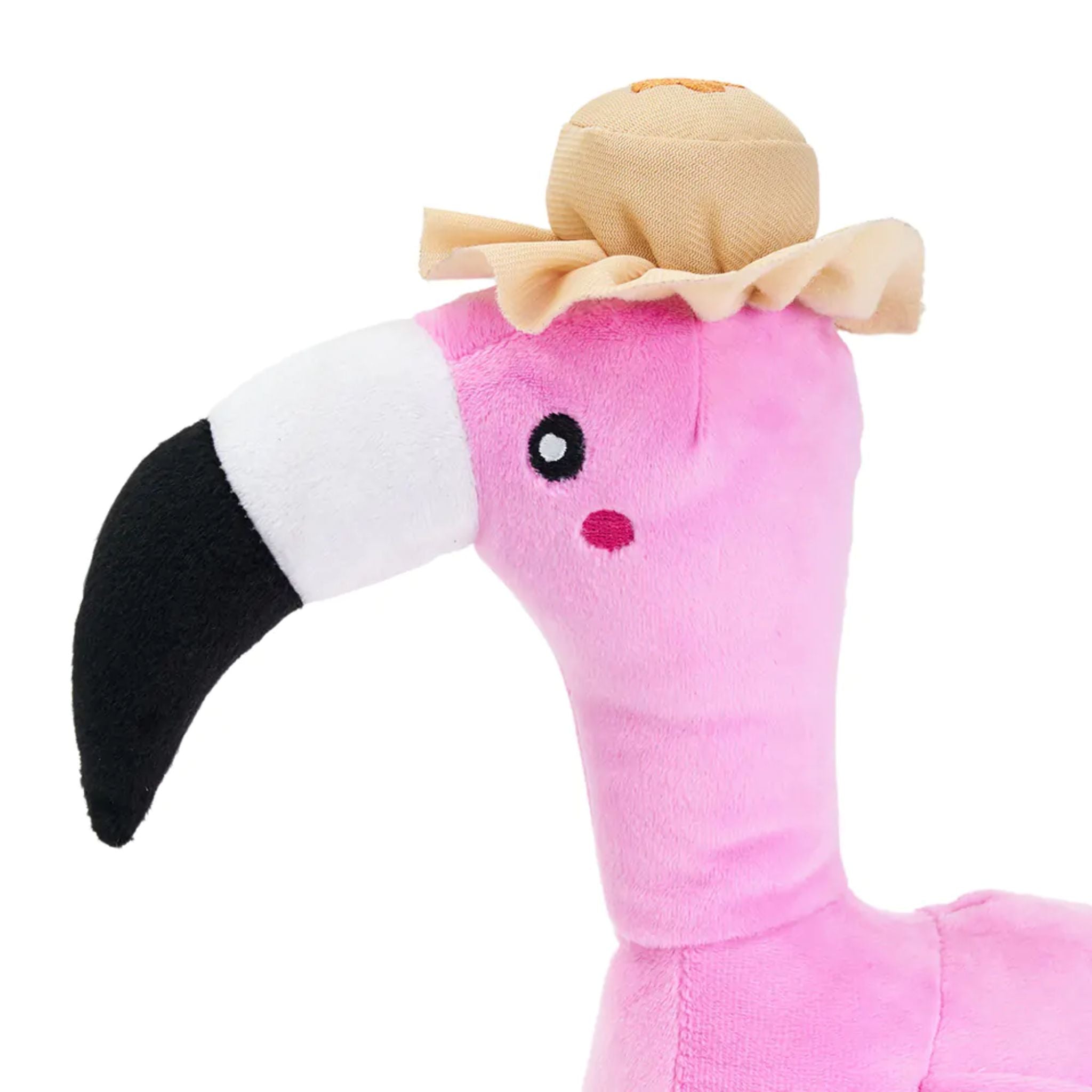 Zippy Paws Dog Toys Plush Playful Pal - Freya the Flamingo