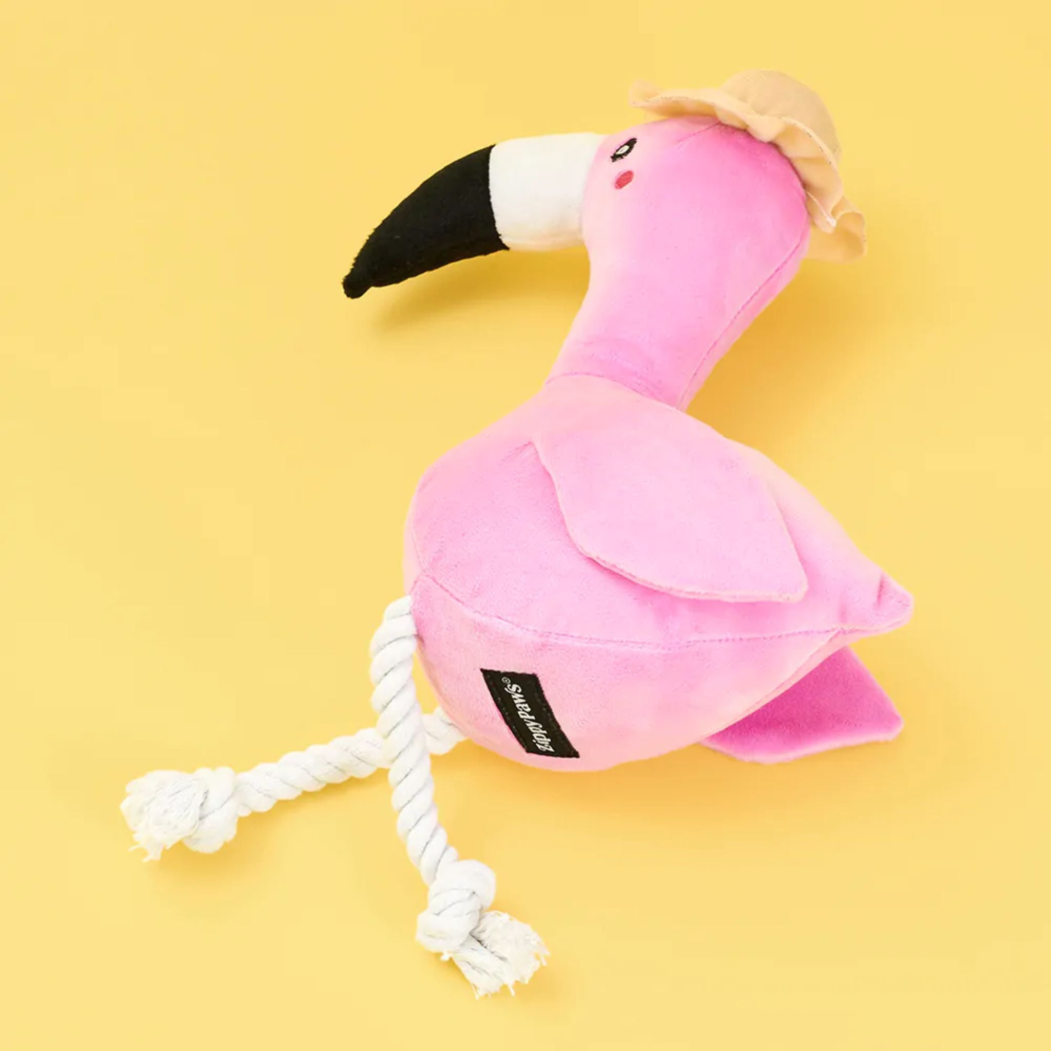 Zippy Paws Dog Toys Plush Playful Pal - Freya the Flamingo