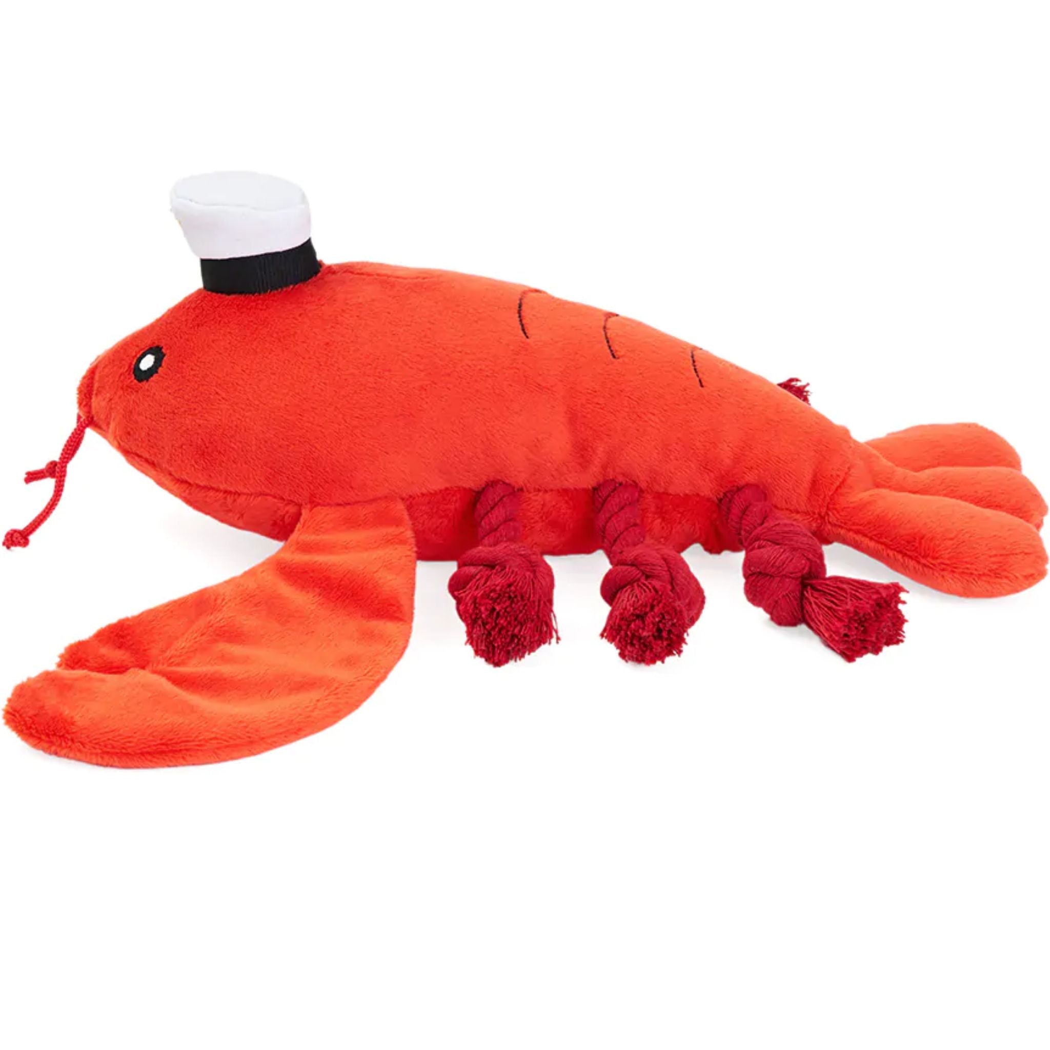 Zippy Paws Dog Toys Plush Playful Pal - Luca the Lobster