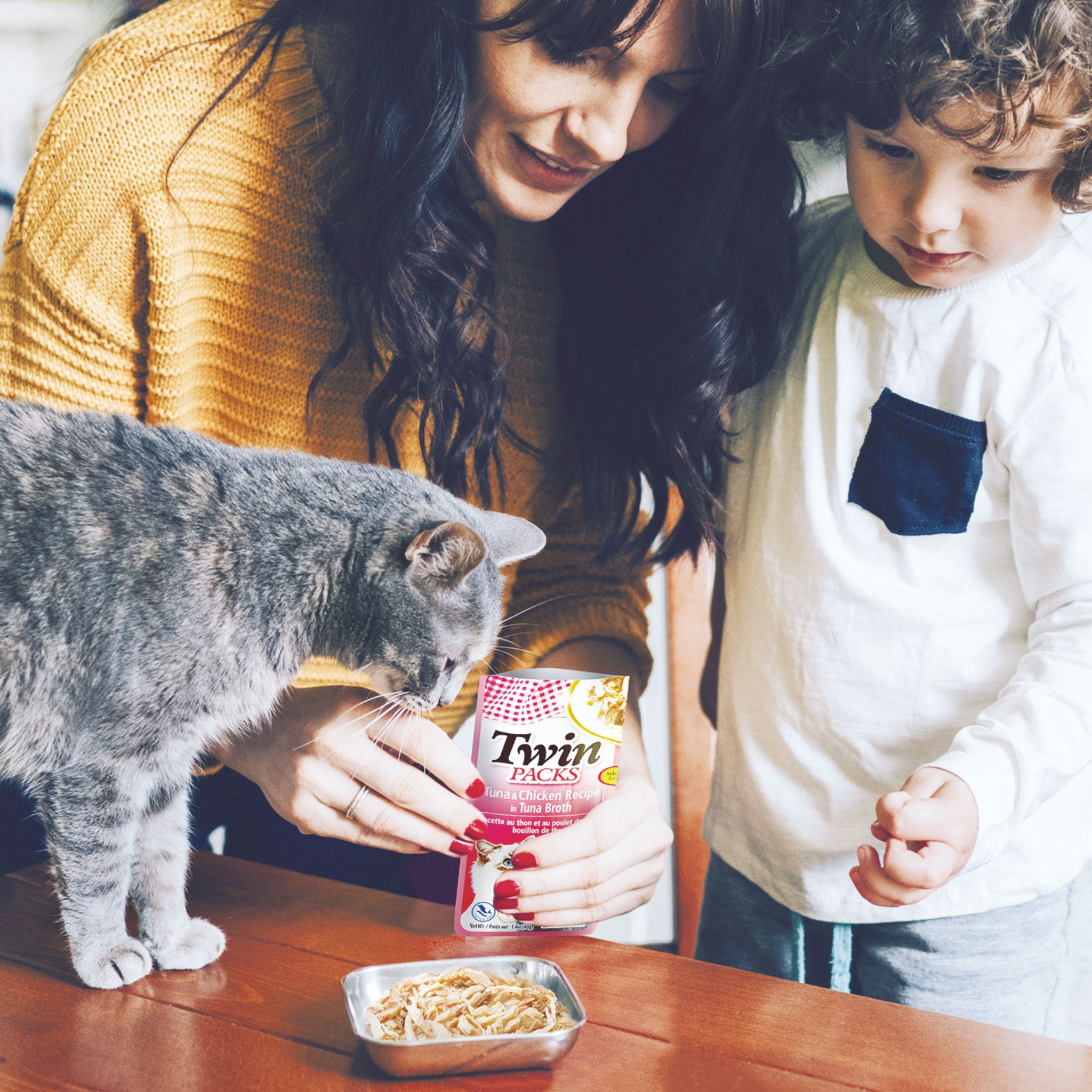 Inaba Cat Treat Twin Packs Tuna & Chicken In Scallop Broth