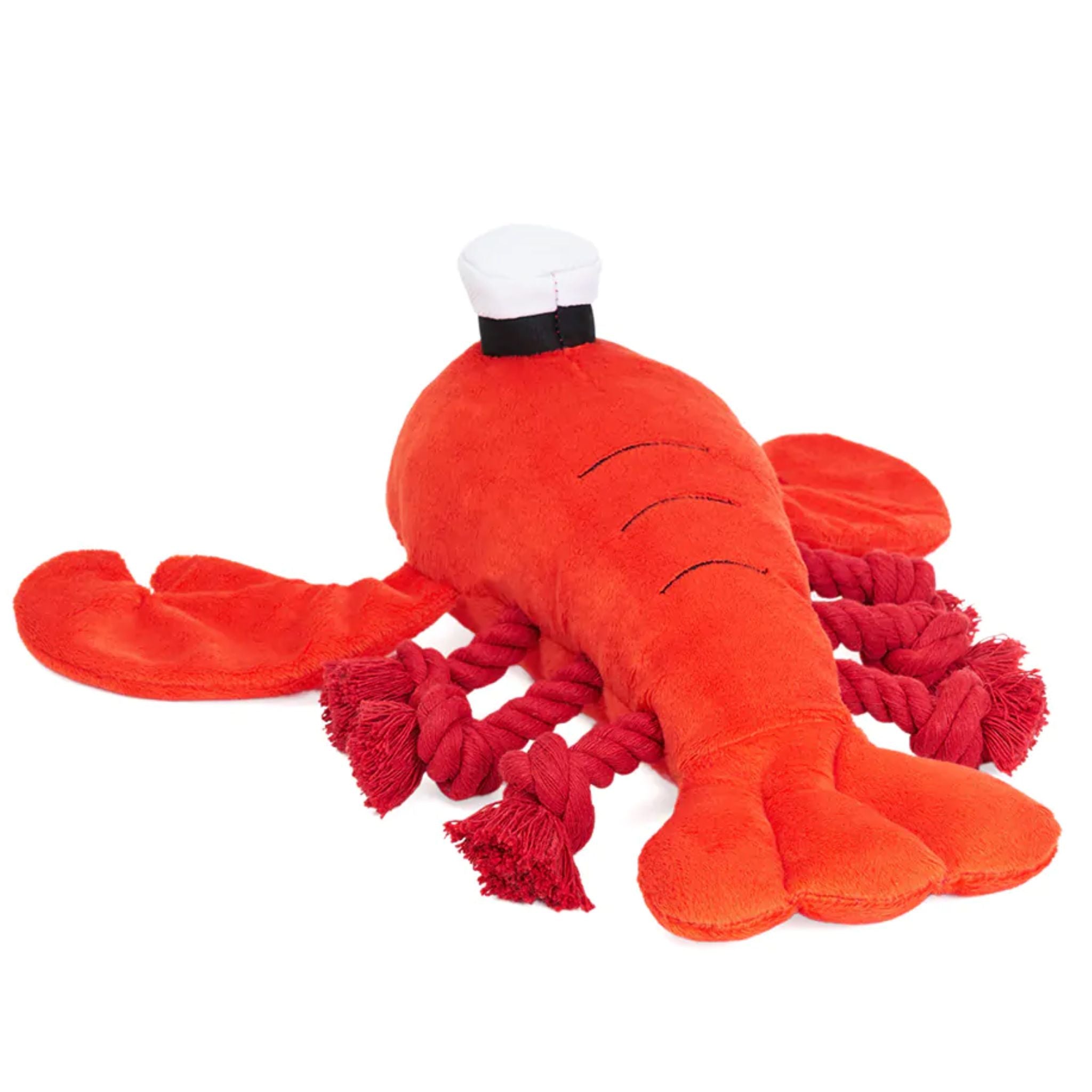 Zippy Paws Dog Toys Plush Playful Pal - Luca the Lobster