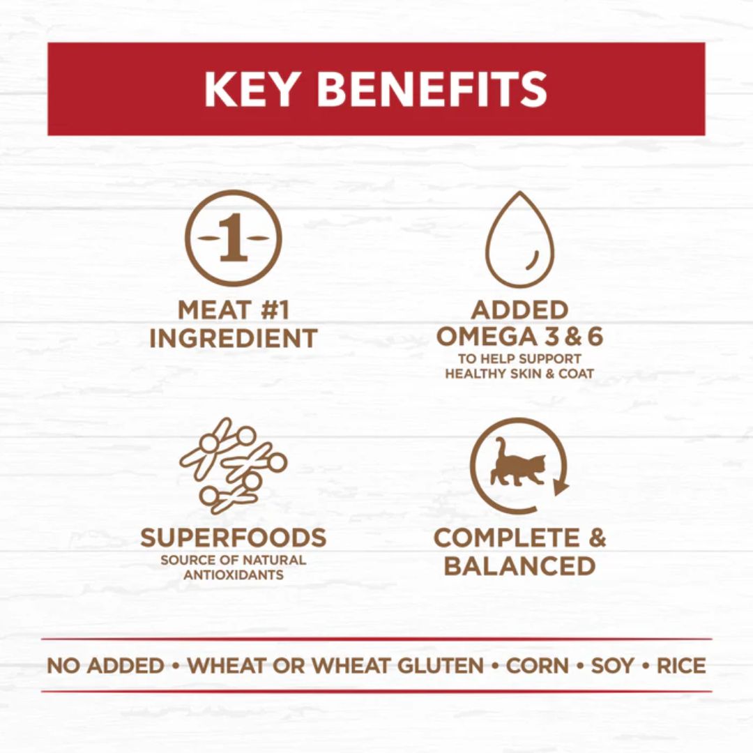 Ivory Coat Grain Free Adult Wet Cat Food Chicken, Beef & Lamb in Gravy