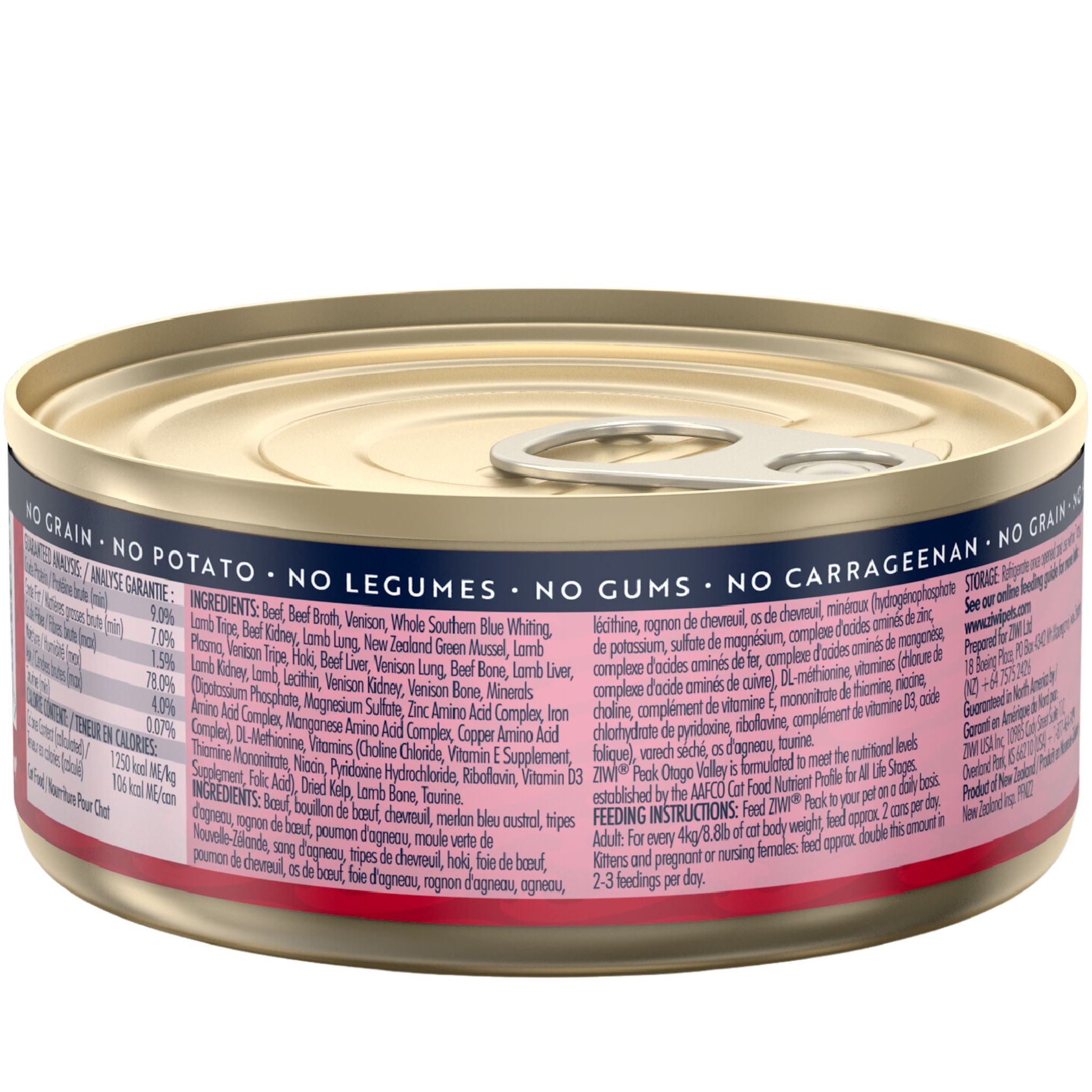 ZIWI Peak Provenance Cat Cans Otago Valley