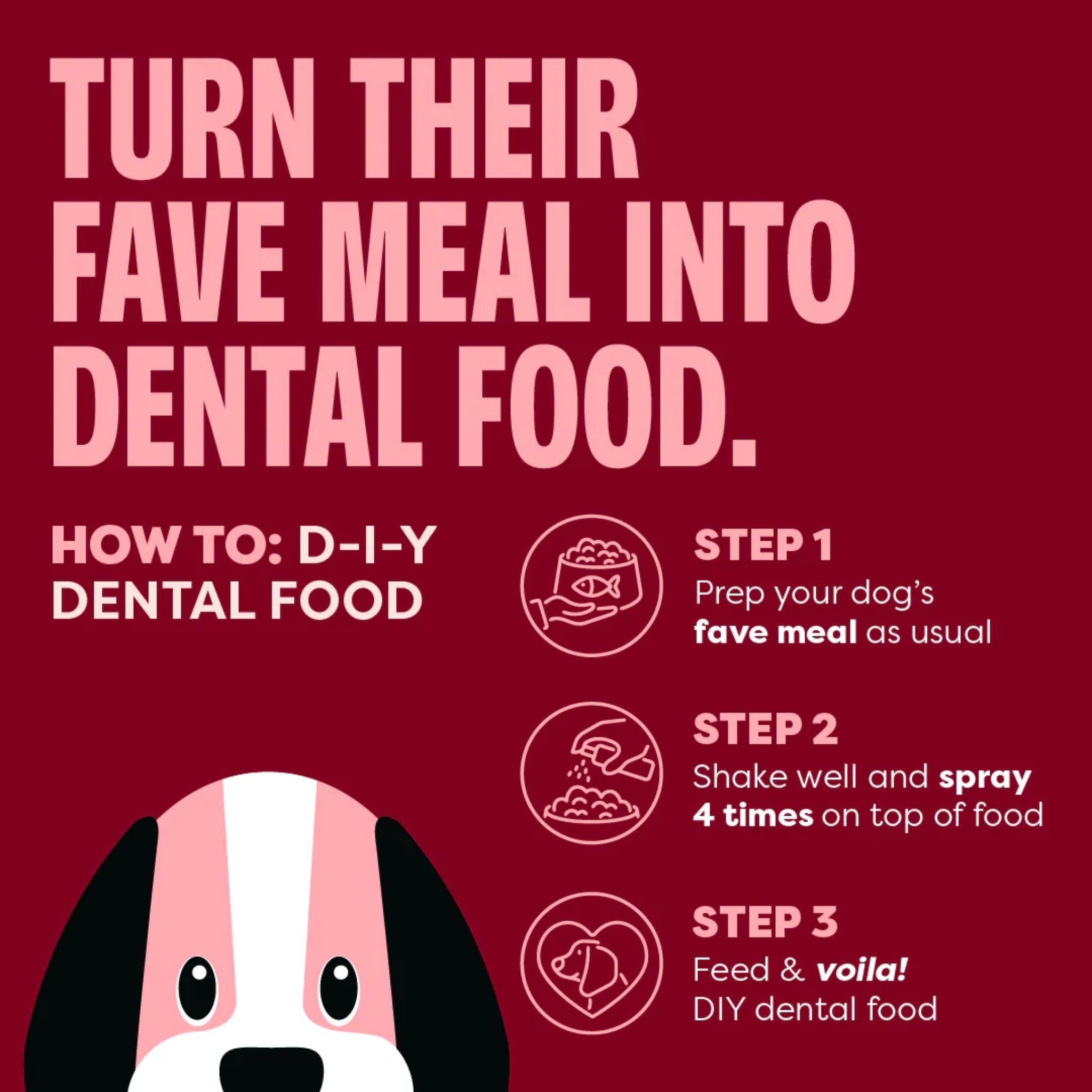 Bell and Bone Dog Dental Topper - Beef