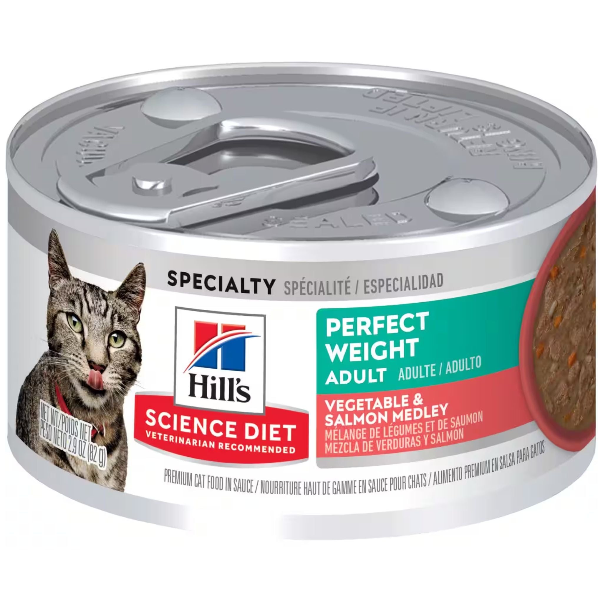 Hill's Science Diet Perfect Weight Salmon & Vegetable Canned Cat Food