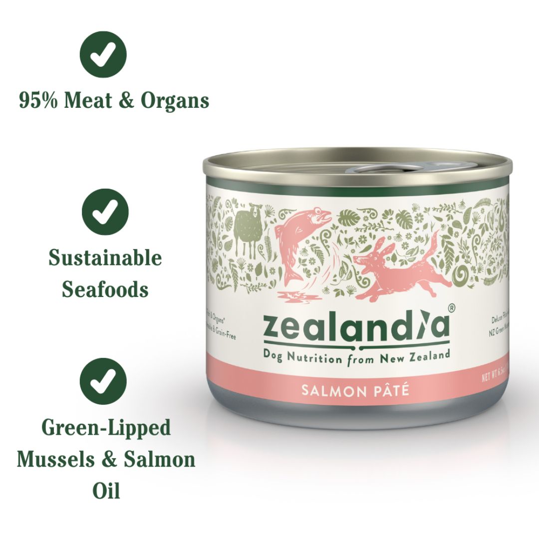 ZEALANDIA Premium Wet Dog Food Salmon Pate 05