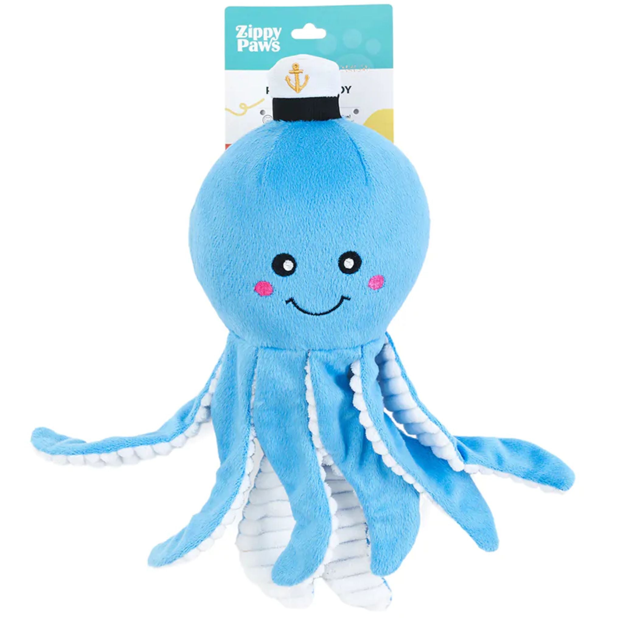 Zippy Paws Dog Toys Plush Playful Pal - Ollie the Octopus