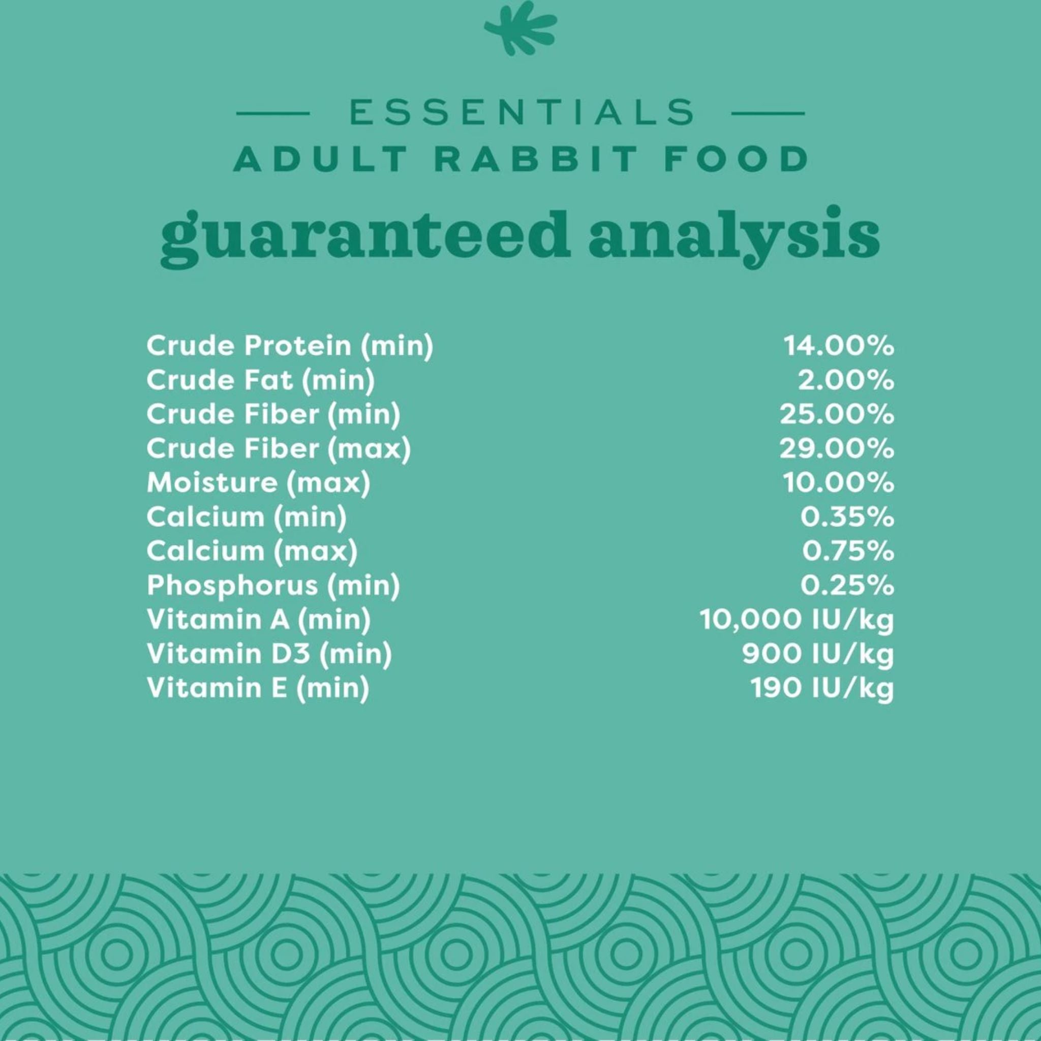 Oxbow Essentials Adult Rabbit Food