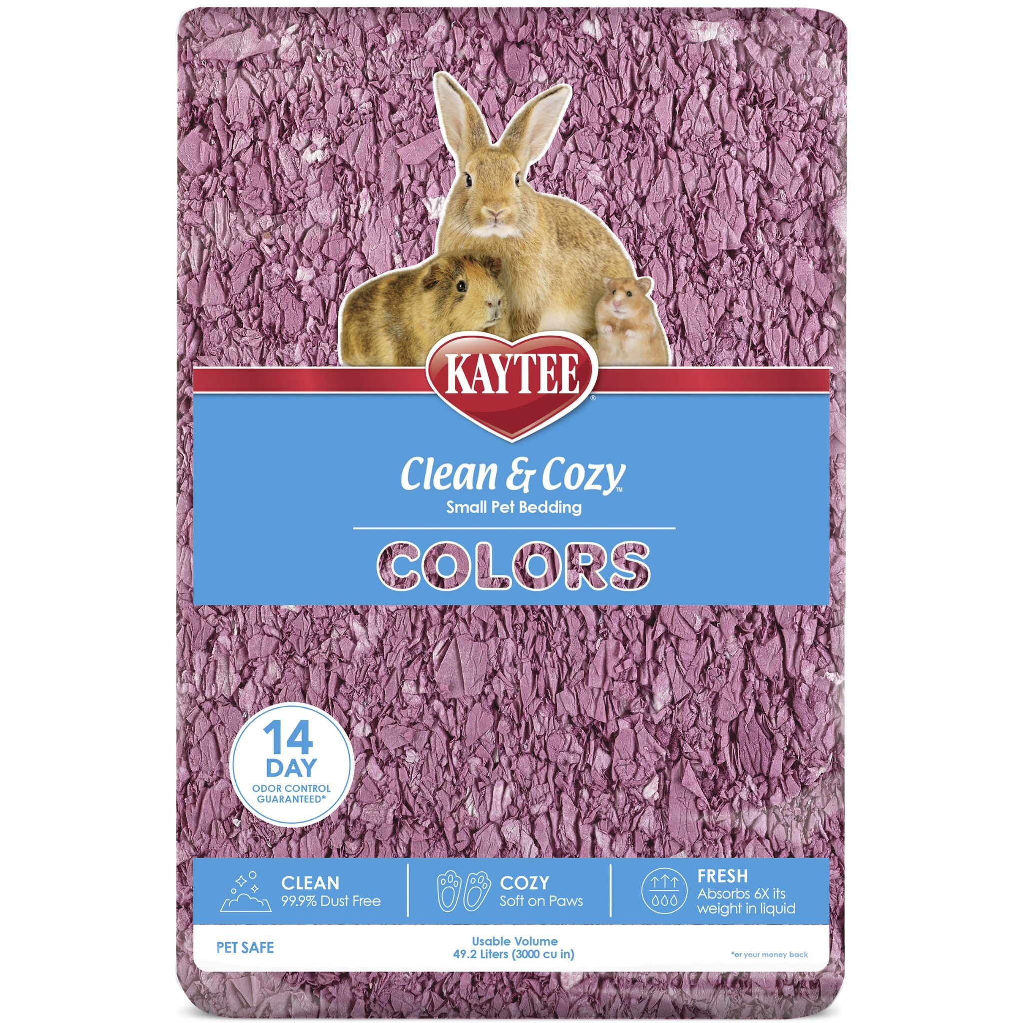 Kaytee Clean & Cozy Colors Plum Bedding