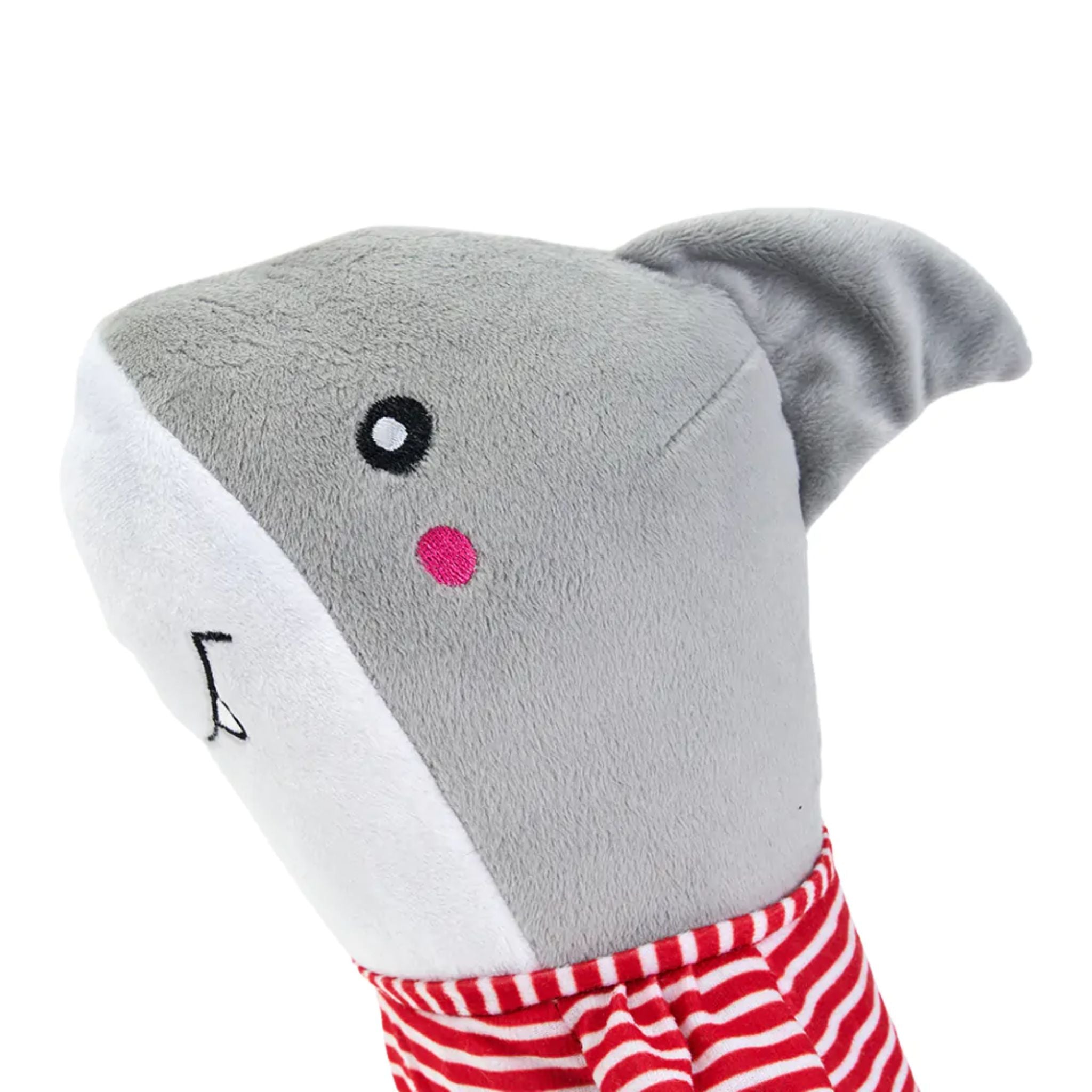 Zippy Paws Dog Toys Plush Playful Pal - Shelby the Shark