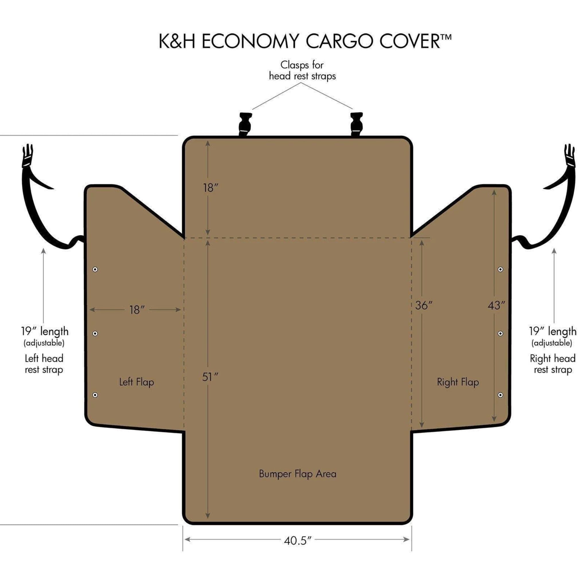 K&H Economy Cargo Cover