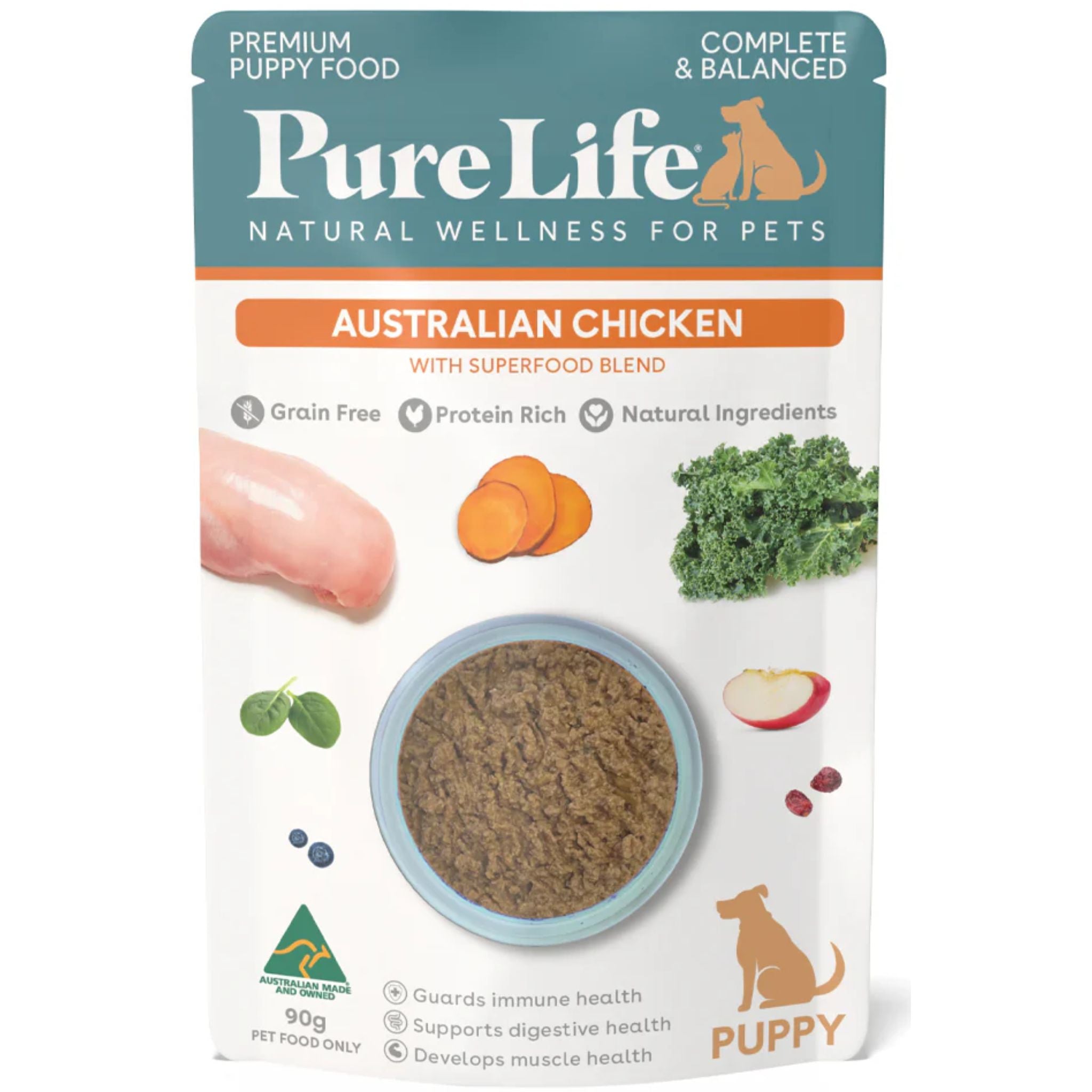 Pure Life Wet Puppy Food Australia Chicken Pate