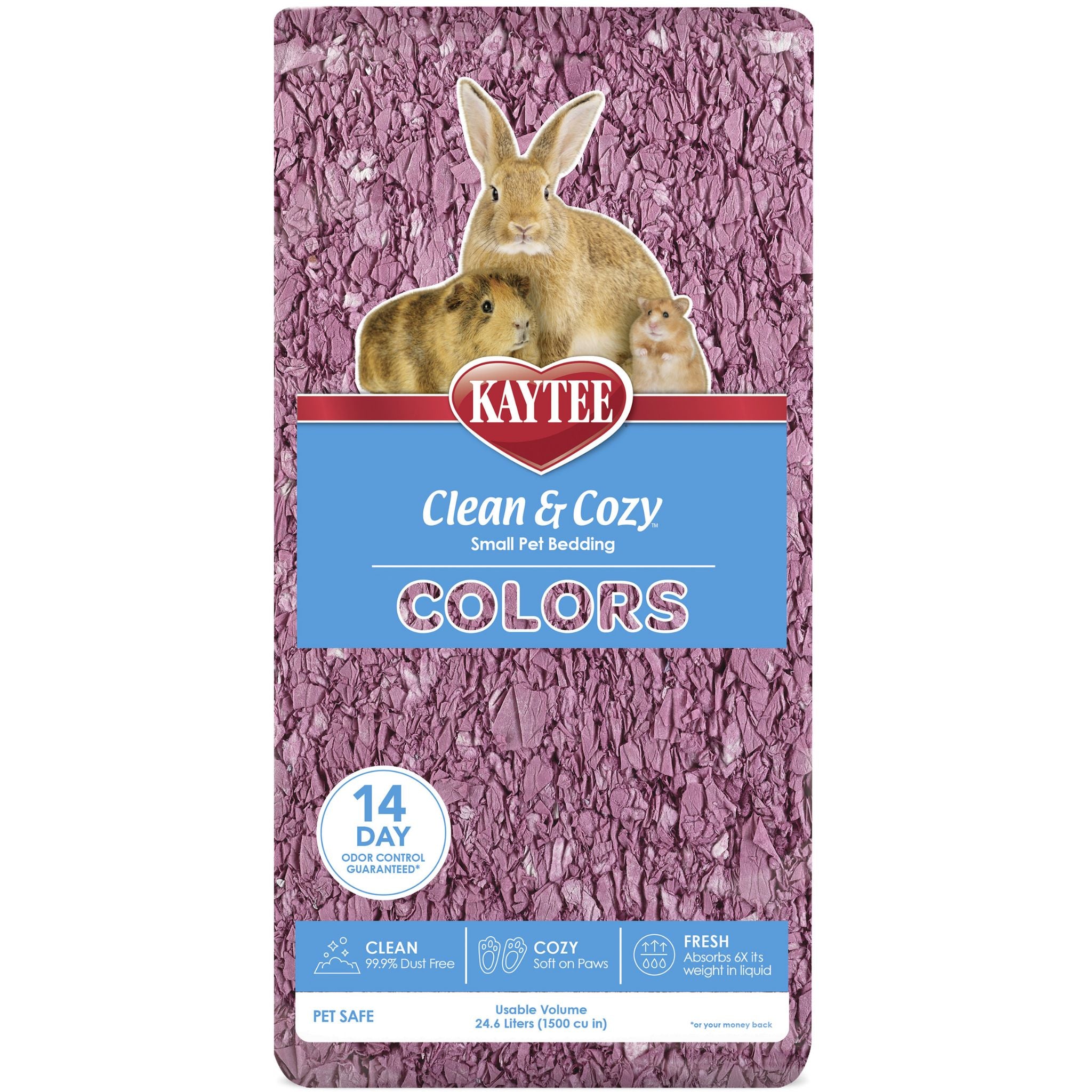 Kaytee Clean & Cozy Colors Plum Bedding