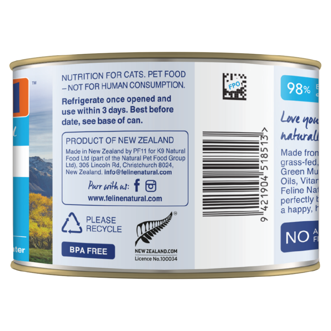 Feline Natural Canned Beef Feast