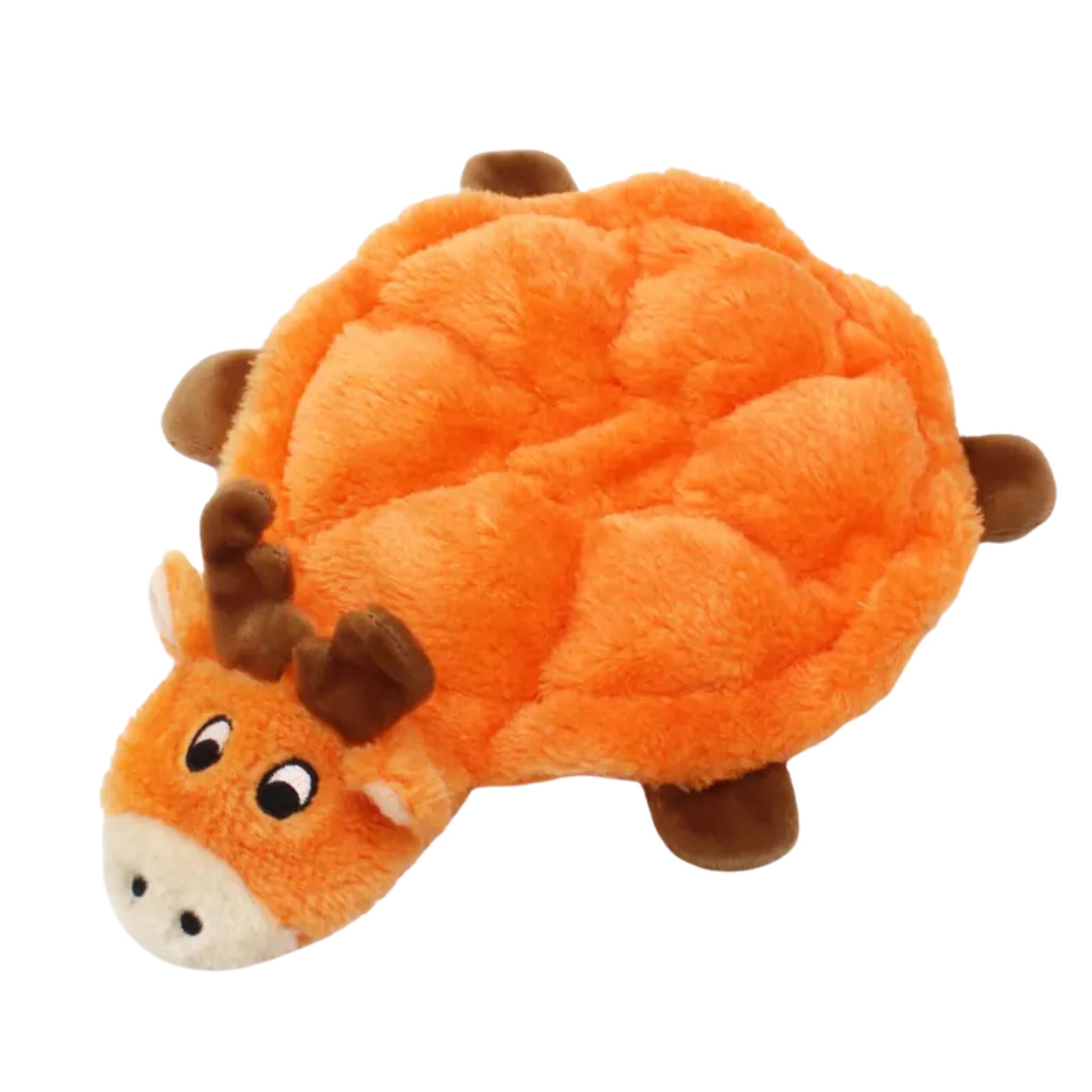 Zippy Paws Dog Toys Plush Squeakie Crawler - Moody the Moose