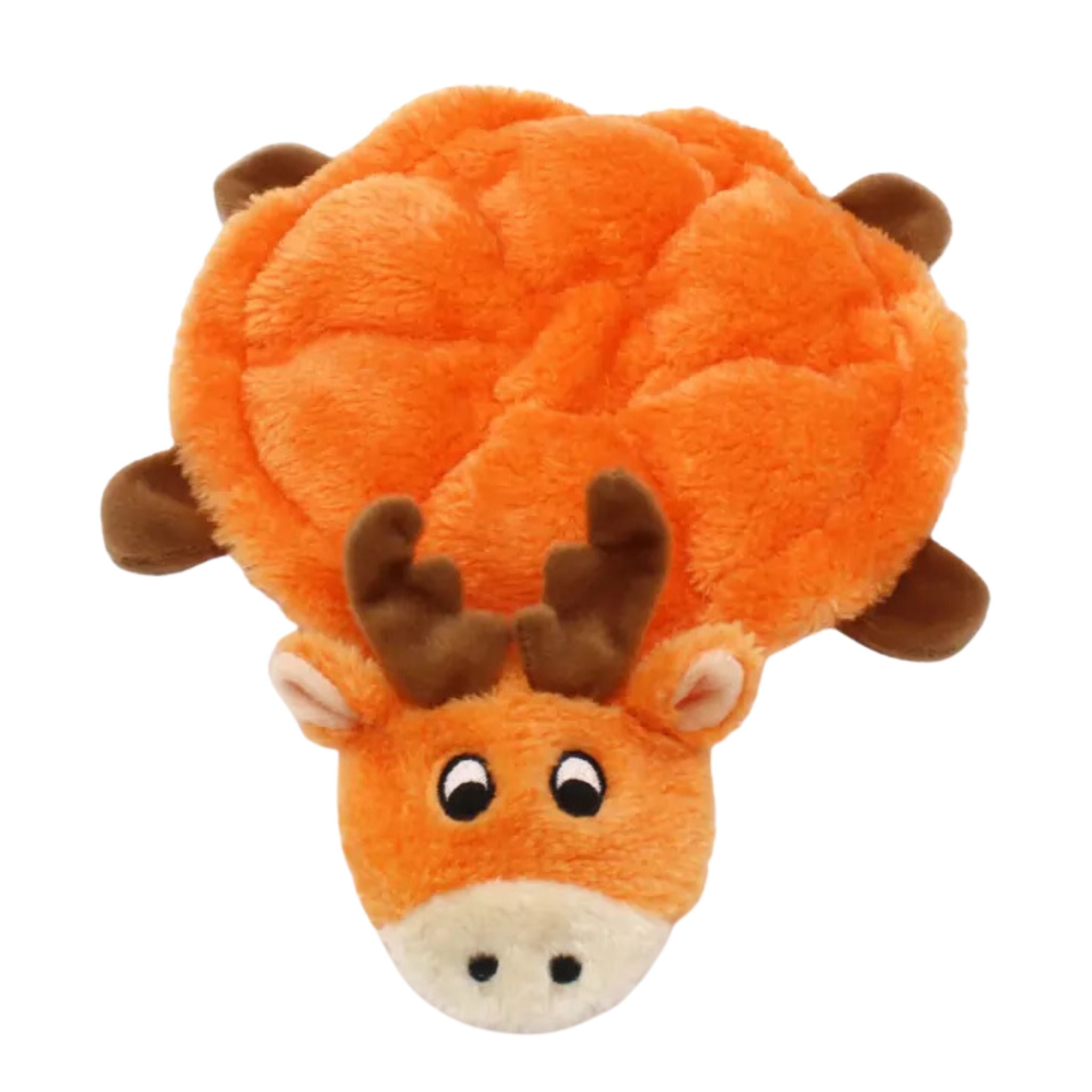 Zippy Paws Dog Toys Plush Squeakie Crawler - Moody the Moose