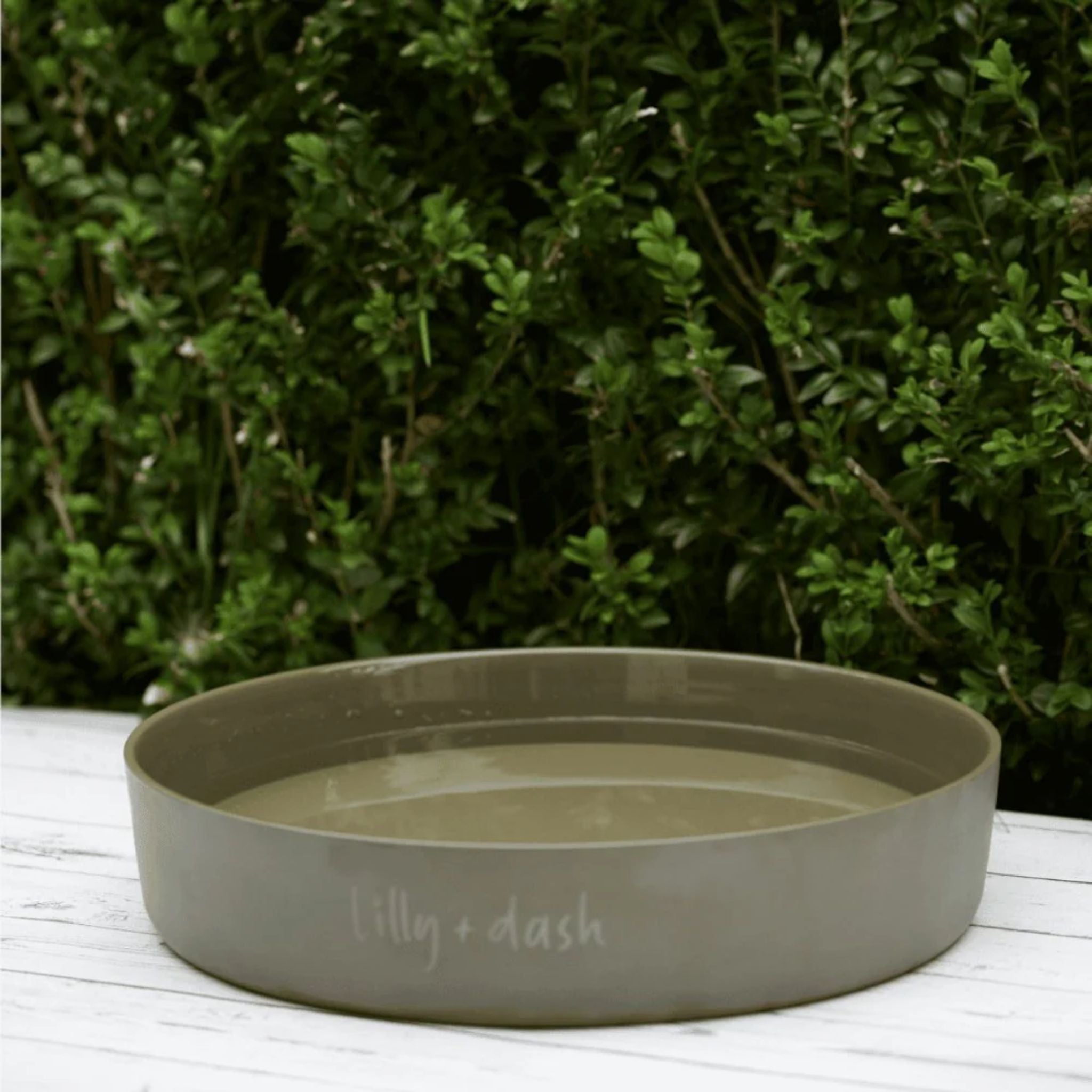 Lilly and Dash Ceramic Outdoor Water Bowl 7l