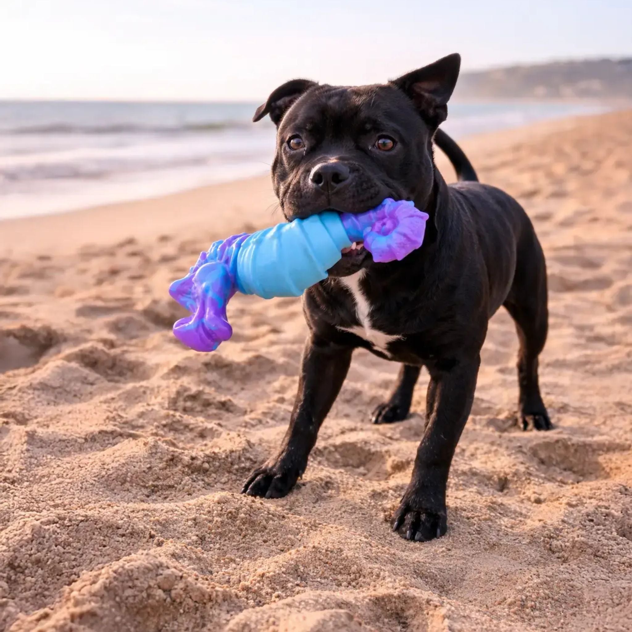 Happy Staffy Co Seahorse Splash Dog Toy