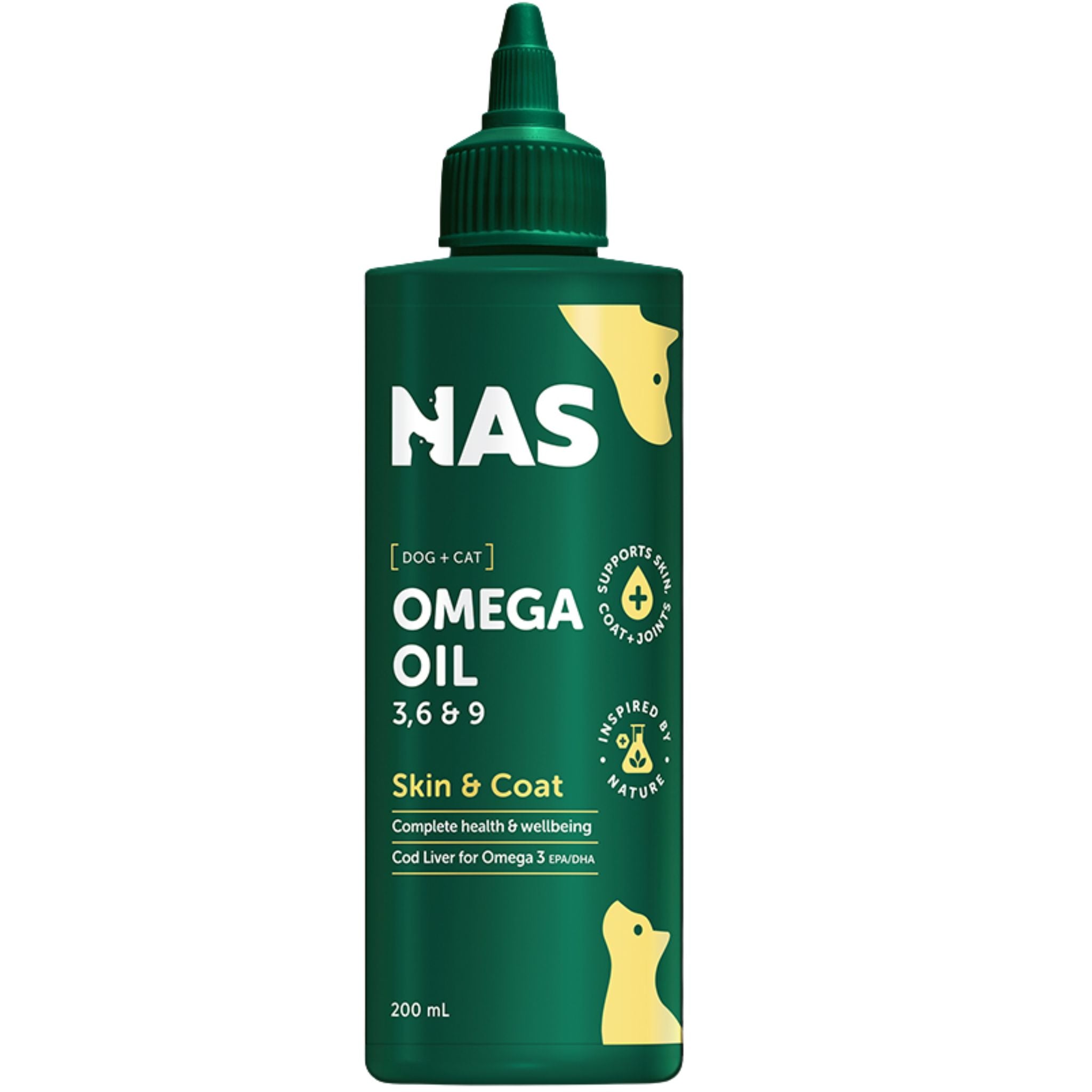 Natural Animal Solutions Omega Oil 3, 6 & 9 For Dogs, Cats, Horses & Small Animals