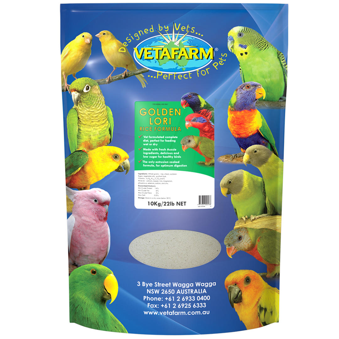 Vetafarm Golden Lori Rice Formula