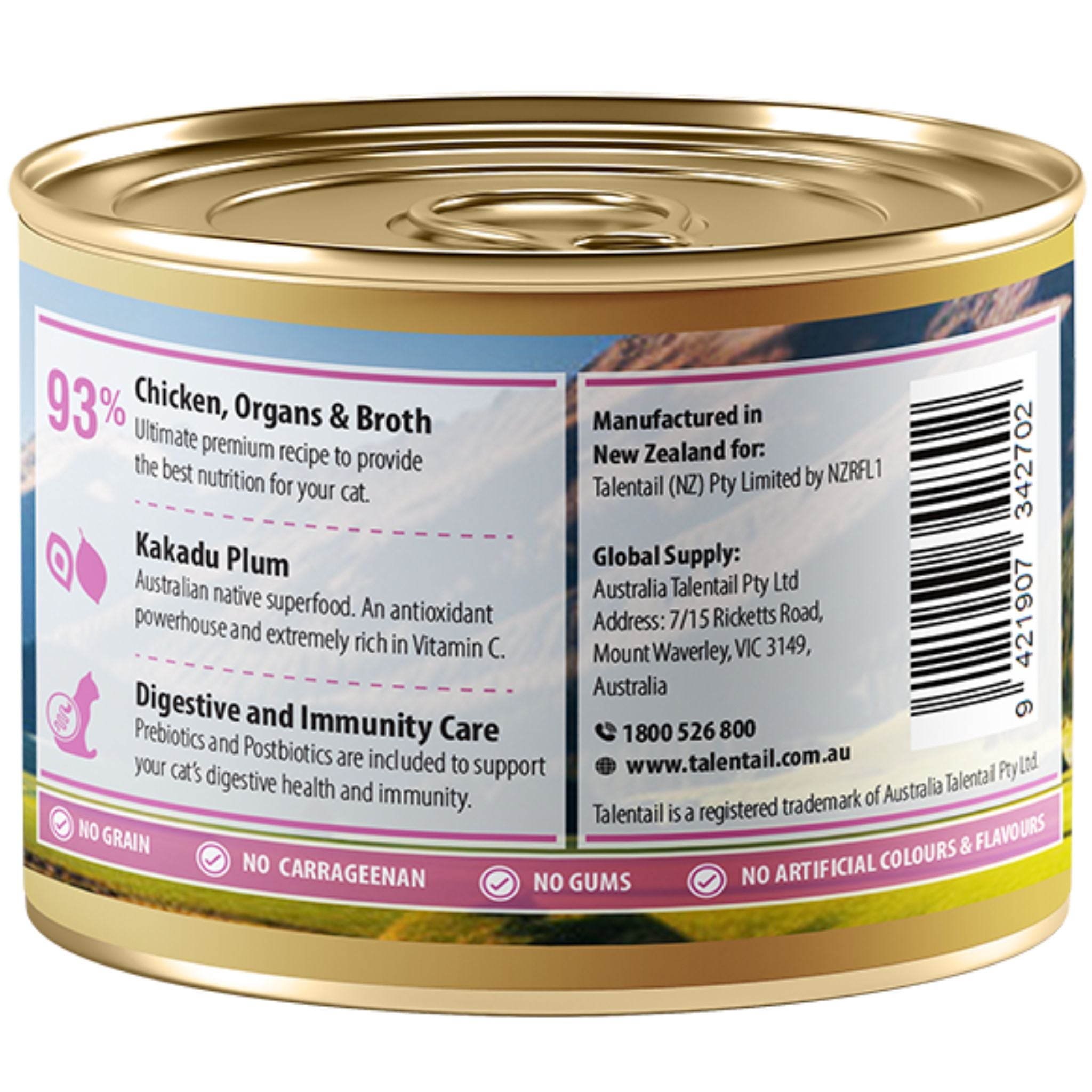 Talentail Ultimate New Zealand Chicken Mousse Wet Cat Food