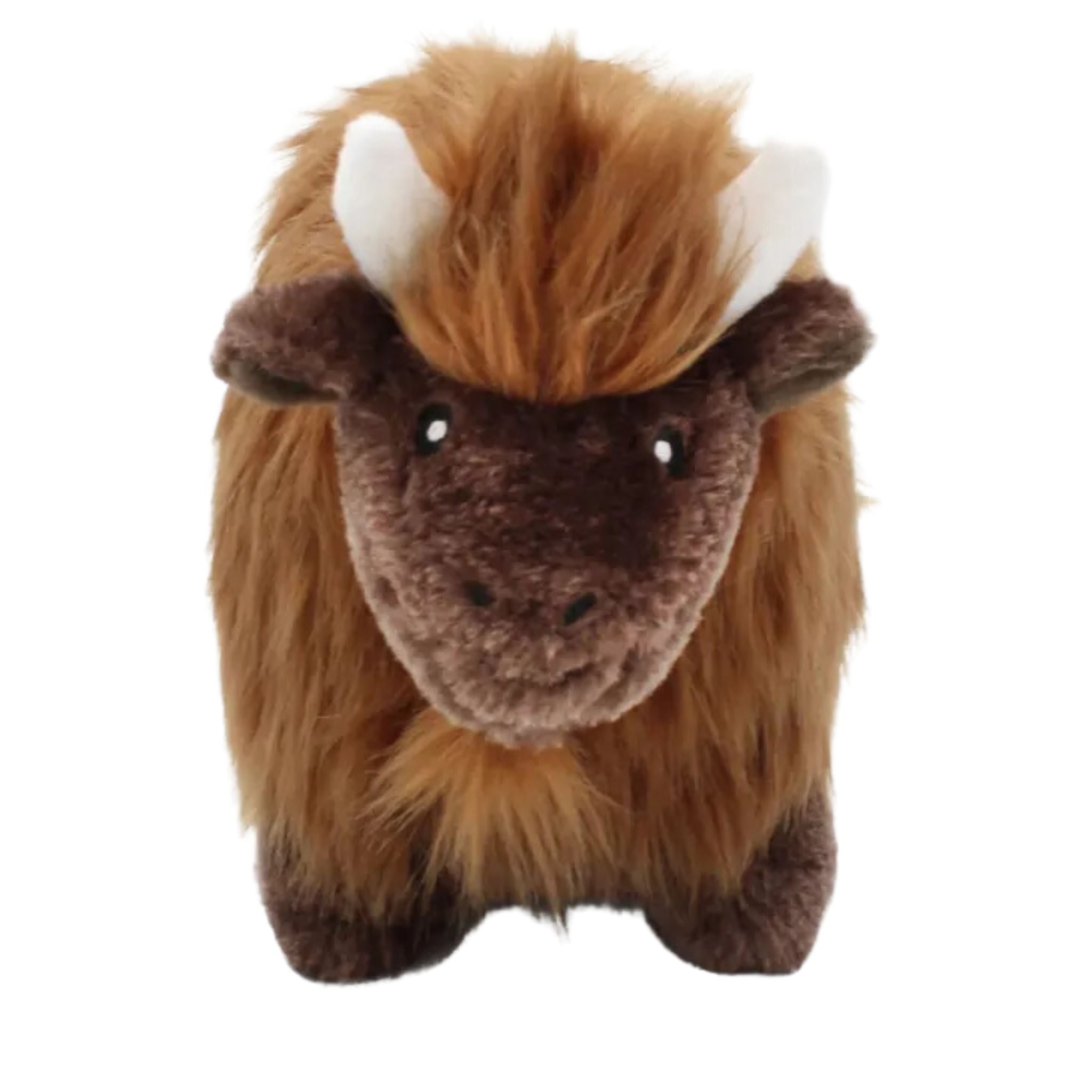 Zippy Paws Dog Toys Plush Wooliez - Billie the Bison