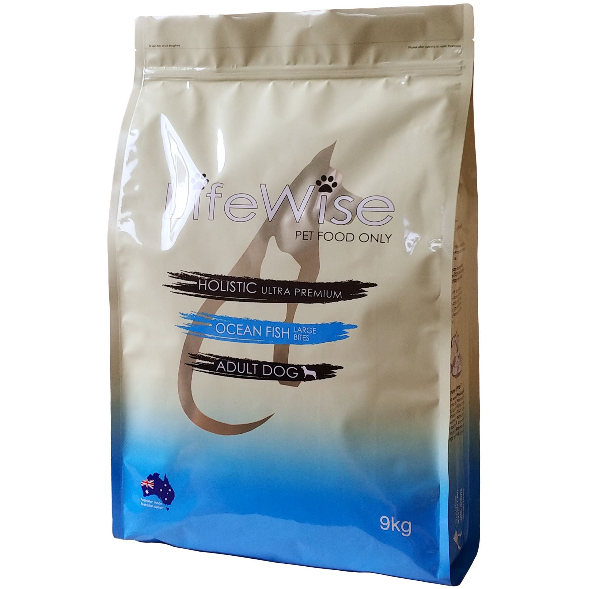 LifeWise Dry Dog Food Ocean Fish Large Bites