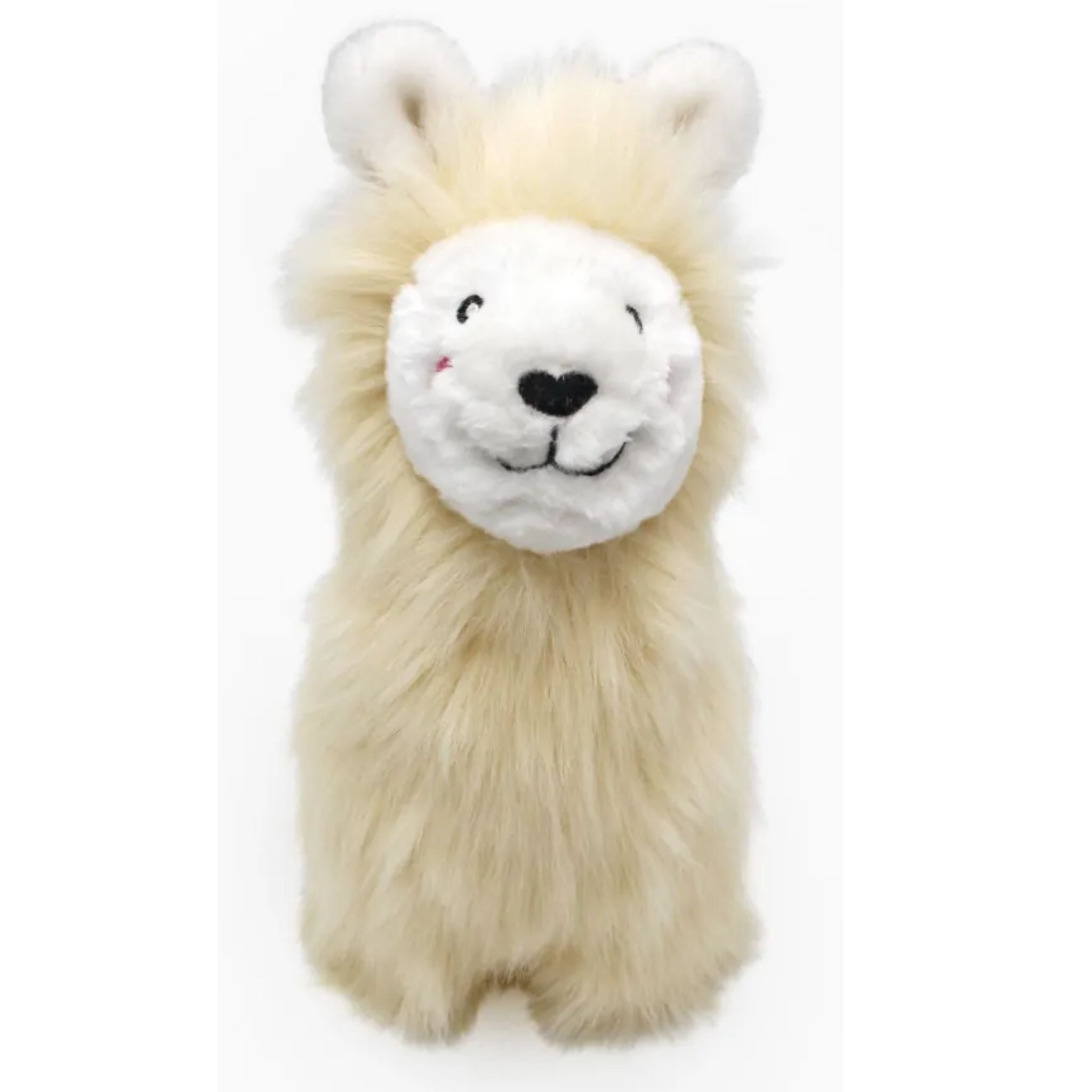 Zippy Paws Dog Toys Plush Wooliez - Larry the Llama
