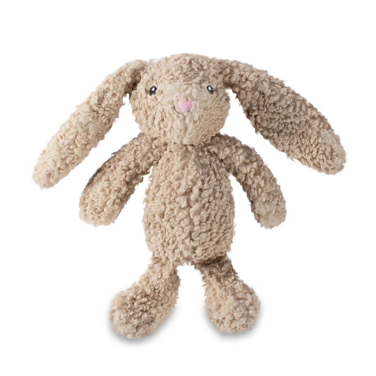 Fringe Studio Plush Squeaker Dog Toy - Bunny Love — front view