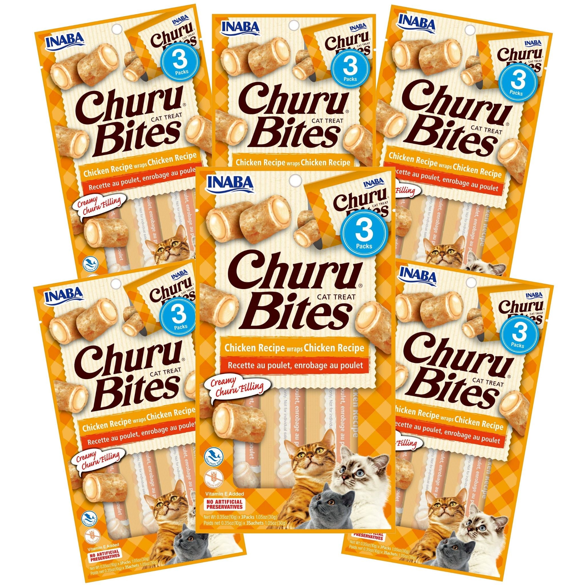 Inaba Cat Treat Churu Bites Chicken Wraps