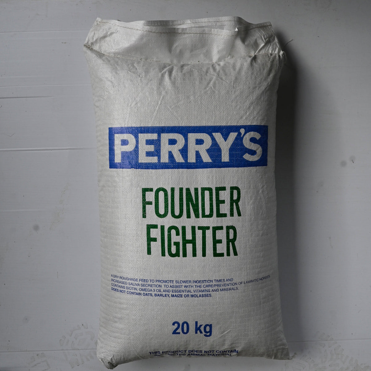 Perrys Founder Fighter 20kg feed bag front of pack