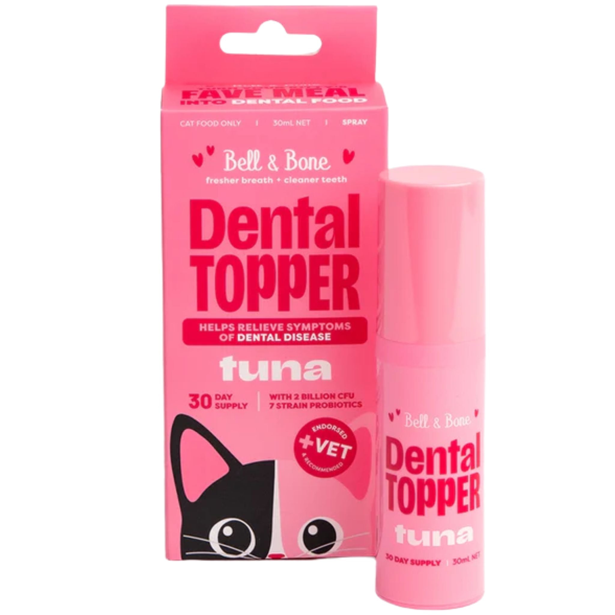 Bell and Bone Cat Dental Topper - Tuna