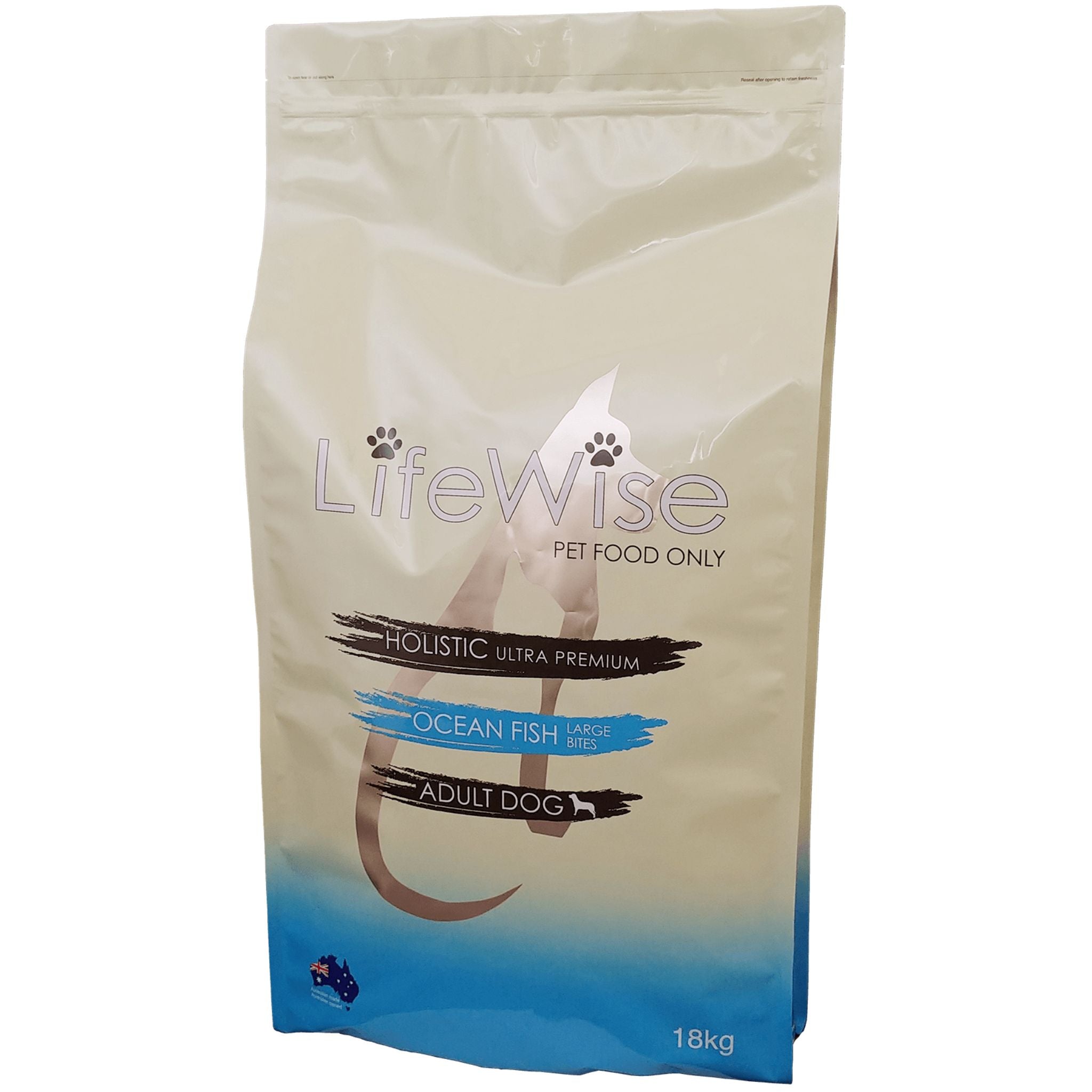 LifeWise Dry Dog Food Ocean Fish Large Bites