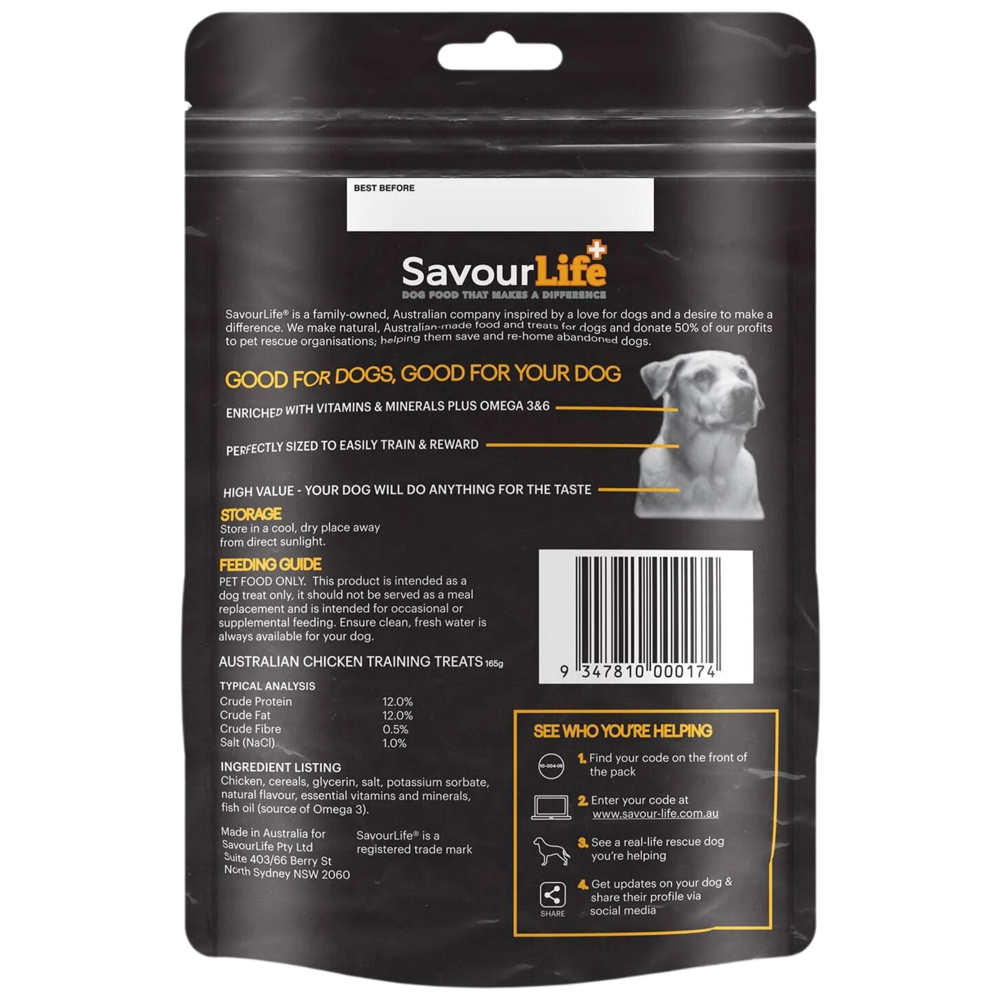 SavourLife Australian Chicken Training Treats for Dogs