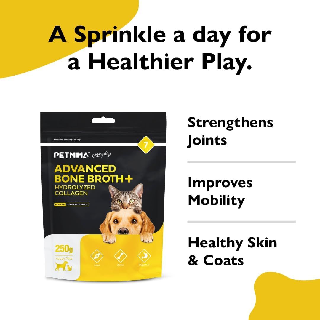 PETMIMA Advanced Bone Broth + Hydrolyzed Collagen| PeekAPaw Pet Supplies