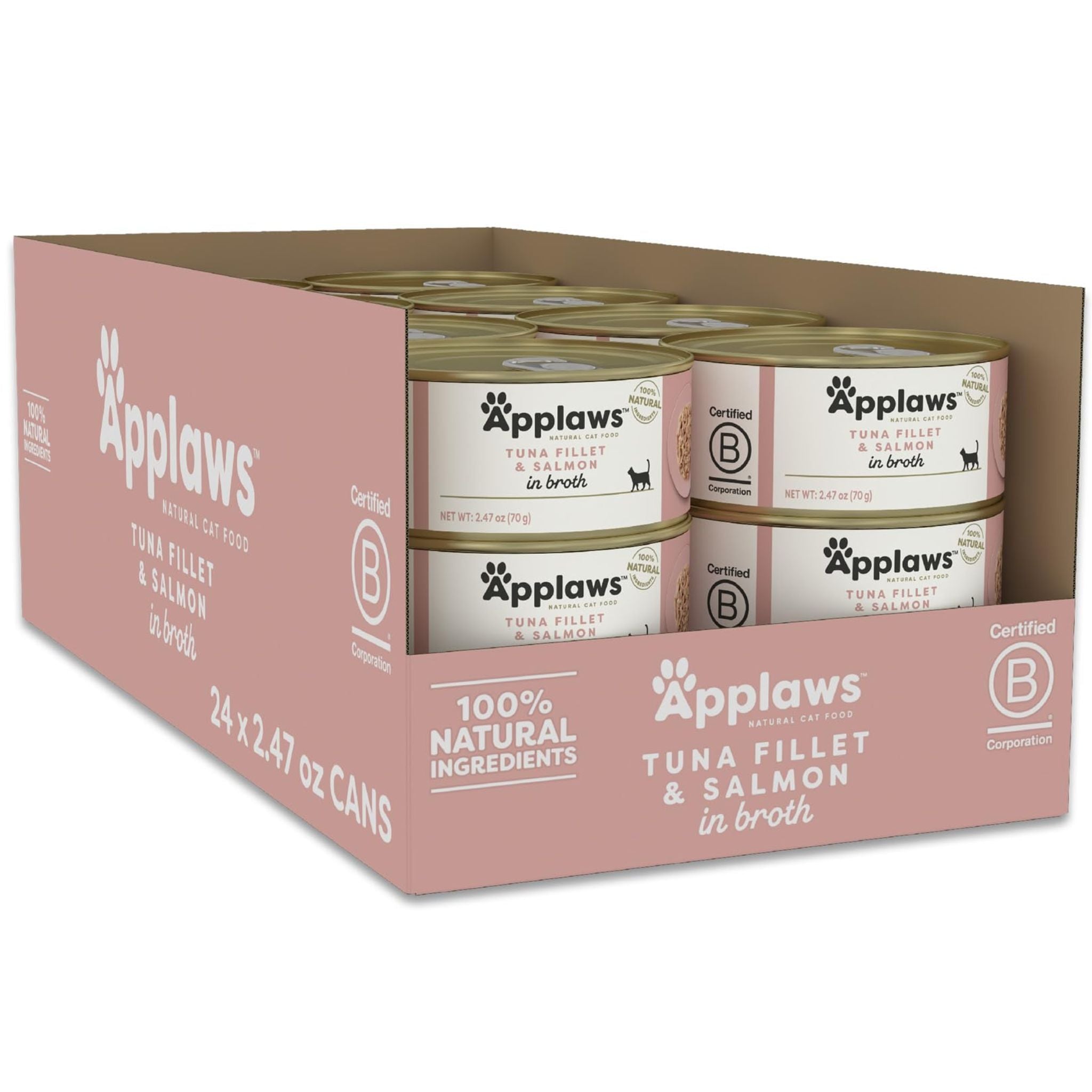 Applaws Natural Wet Cat Food Tuna Fillet with Salmon