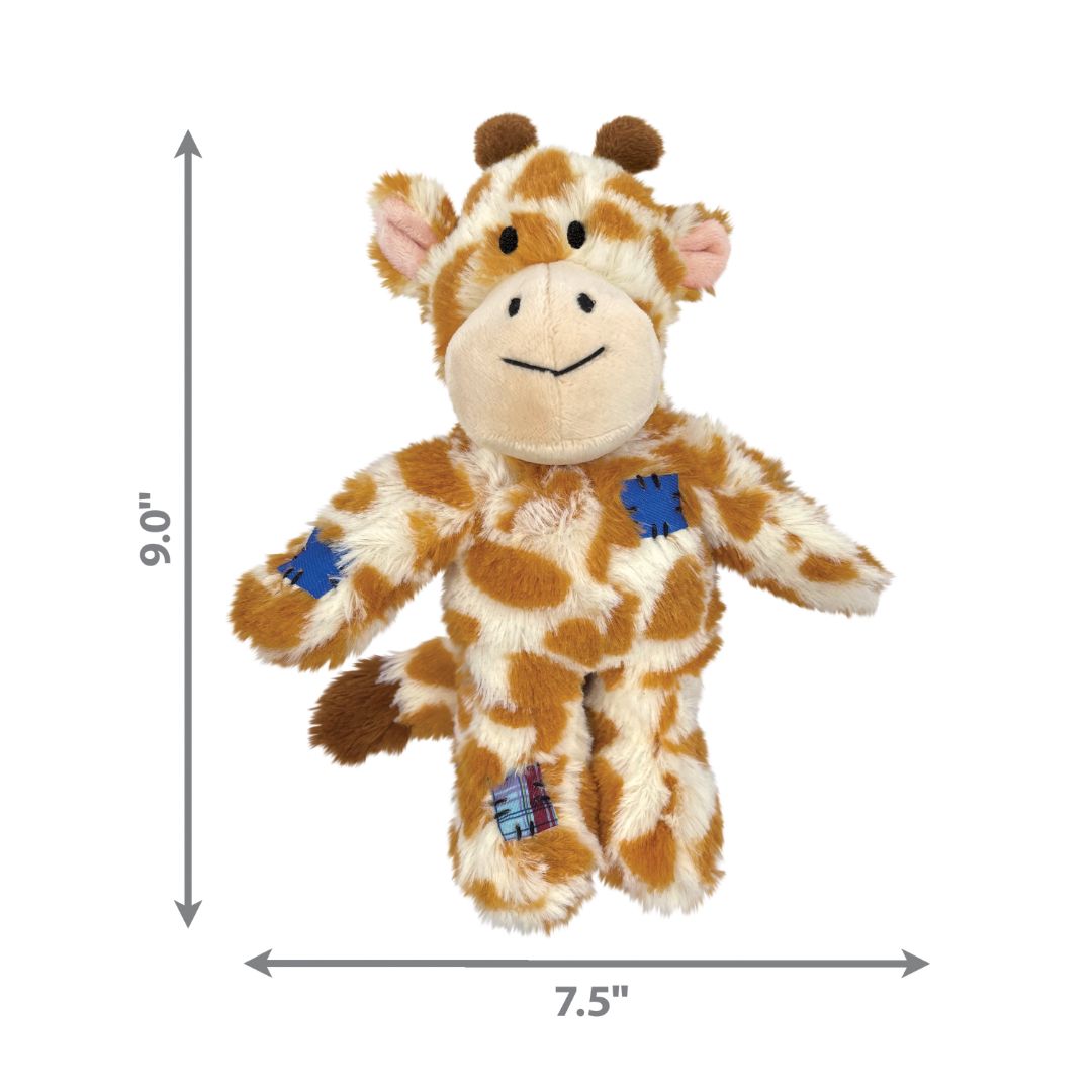 KONG Dog Toys Wild Knots Giraffe | PeekAPaw Pet Supplies