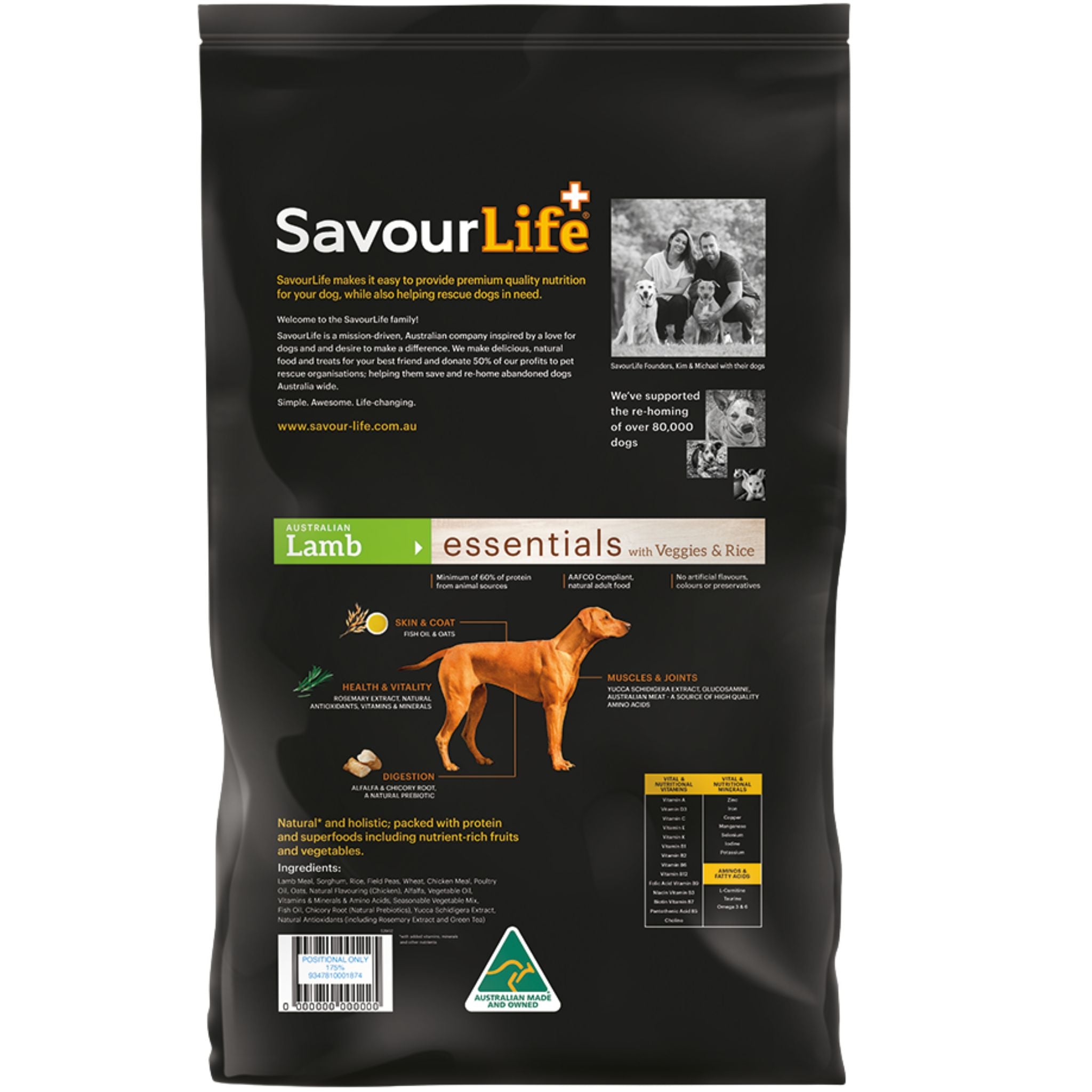 SavourLife Essentials Lamb Adult Dry Dog Food