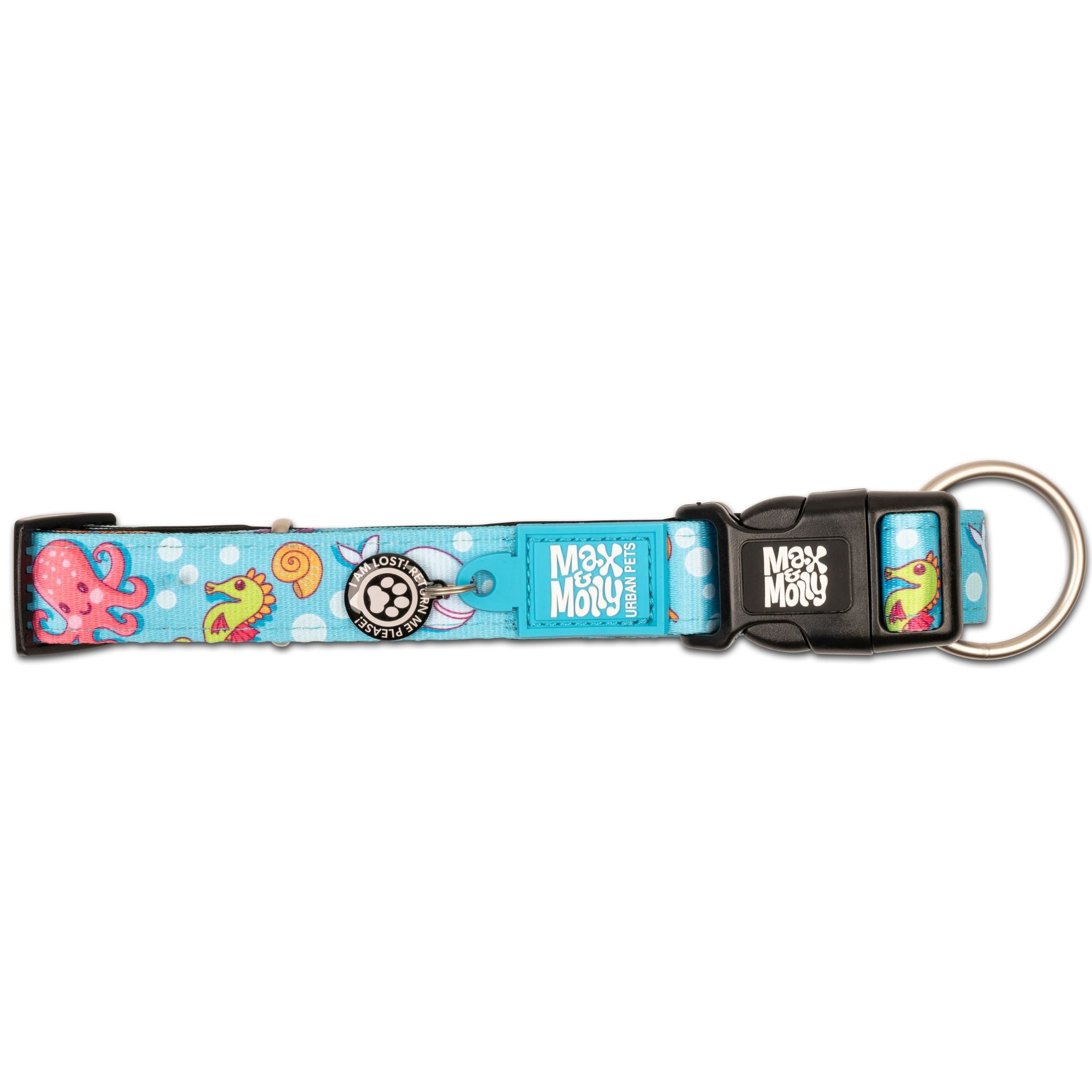 Max & Molly Smart Id Dog Collar - Blue Ocean 04