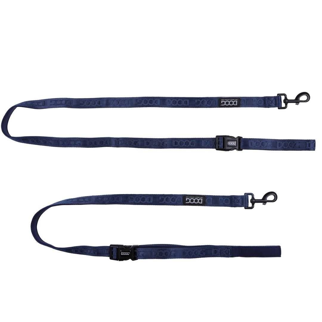 Doog Neosport Clip It Neoprene Dog Leash - Navy | PeekAPaw Pet Supplies