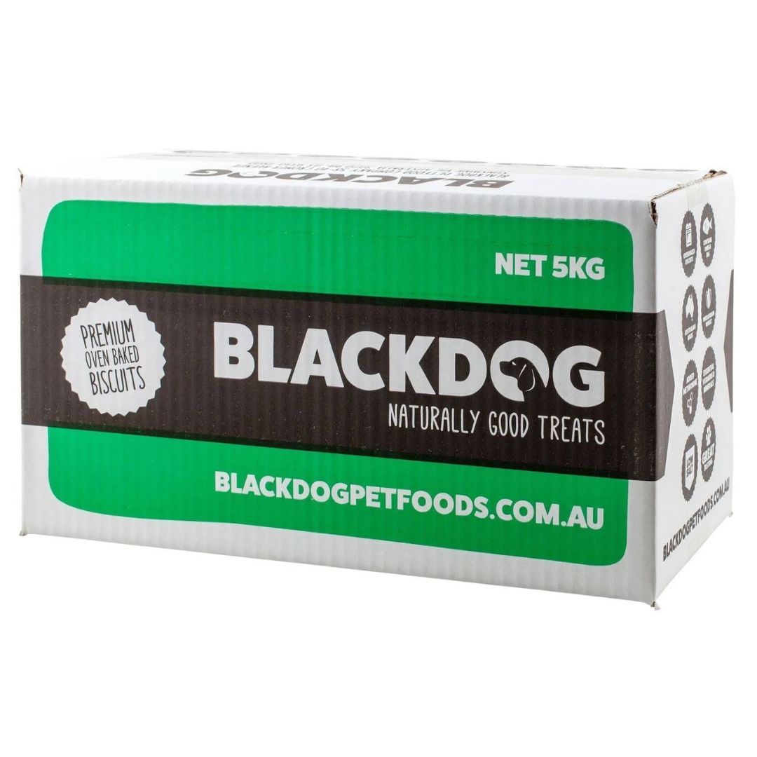 Blackdog Double Cheese & Bacon Dog Biscuits - 5kg | PeekAPaw Pet Supplies