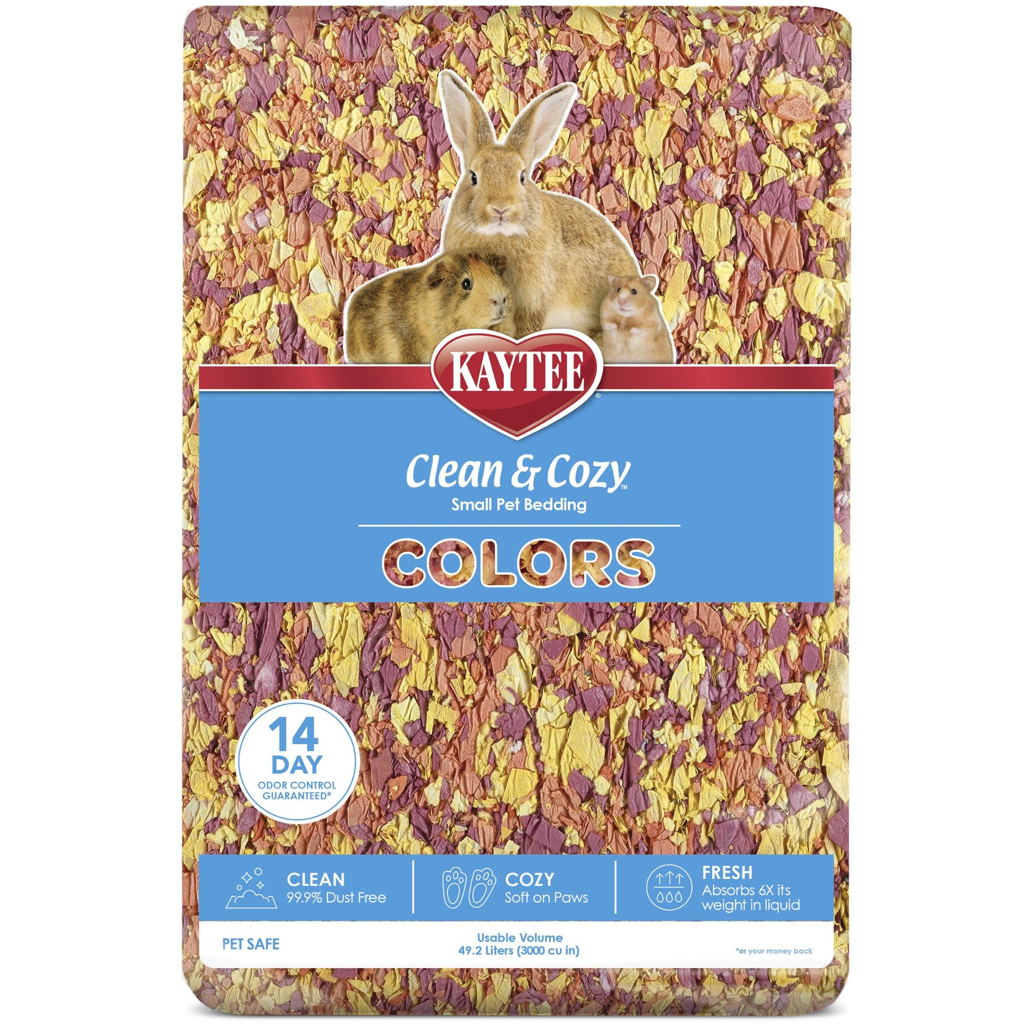 Kaytee Clean & Cozy Colors Sunset Bedding