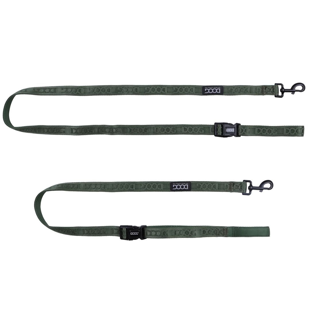 Doog Neosport Clip It Neoprene Dog Leash - Green | PeekAPaw Pet Supplies