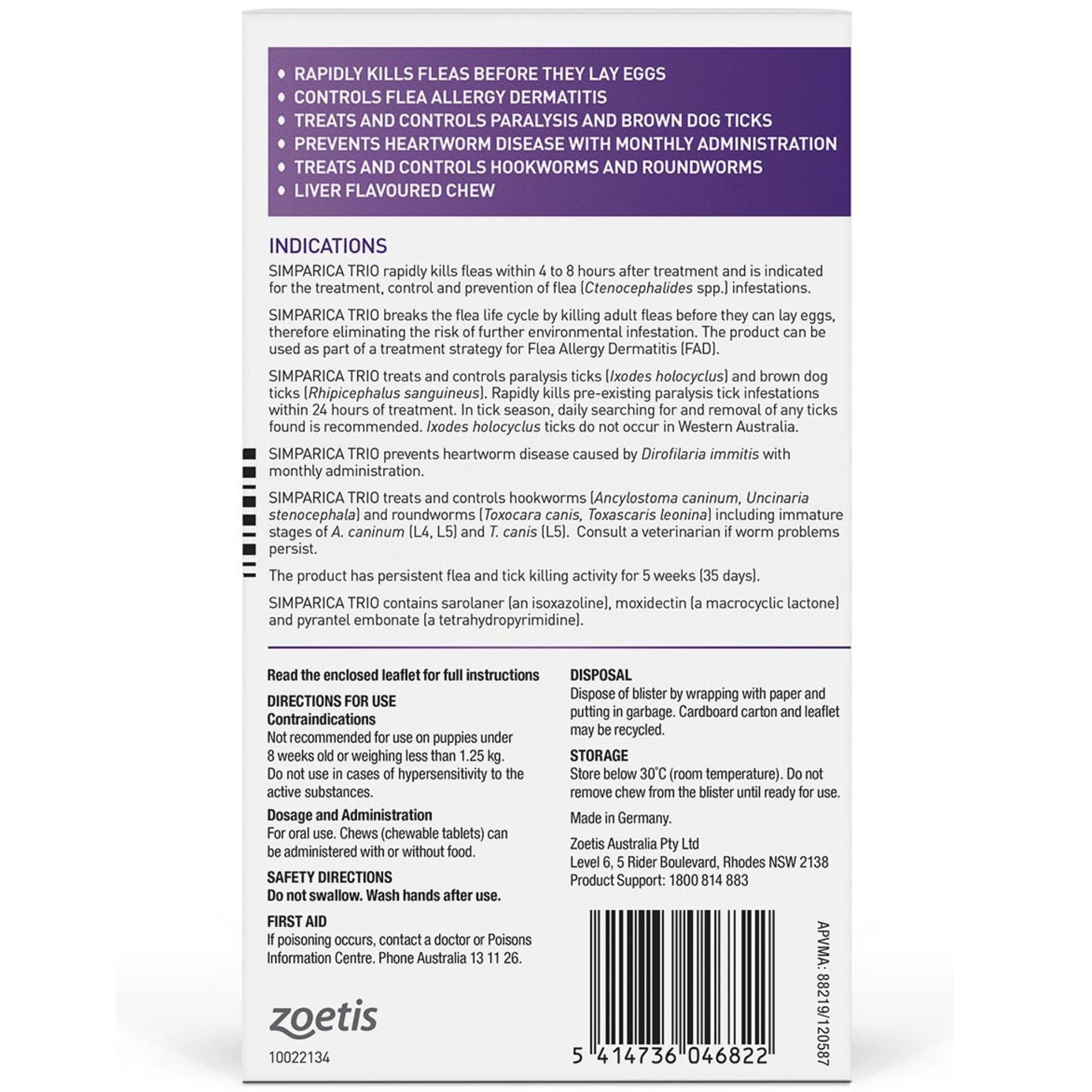 Simparica Trio for Dogs