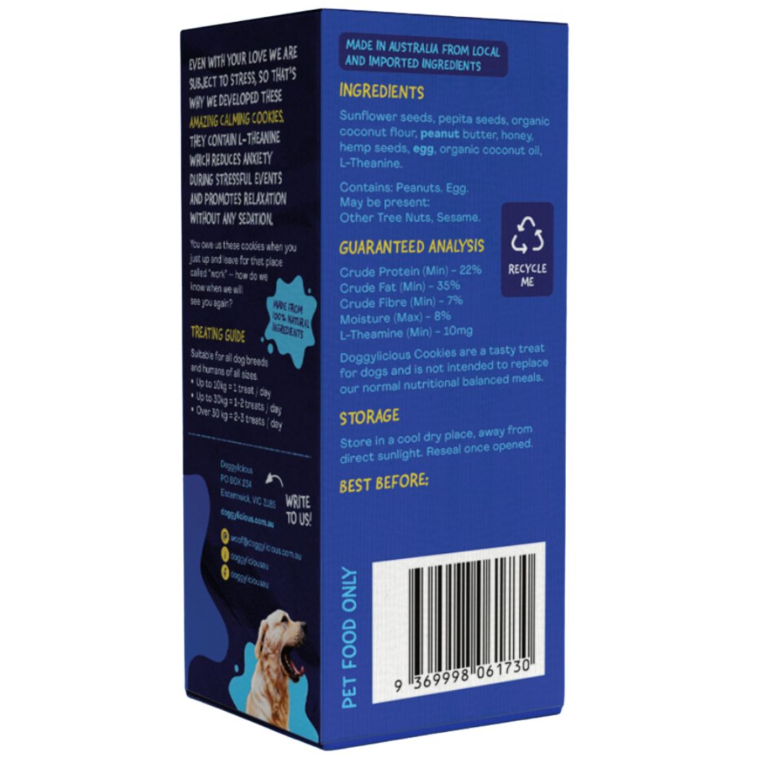 Doggylicious Calming Cookies for Dog | PeekAPaw Pet Supplies