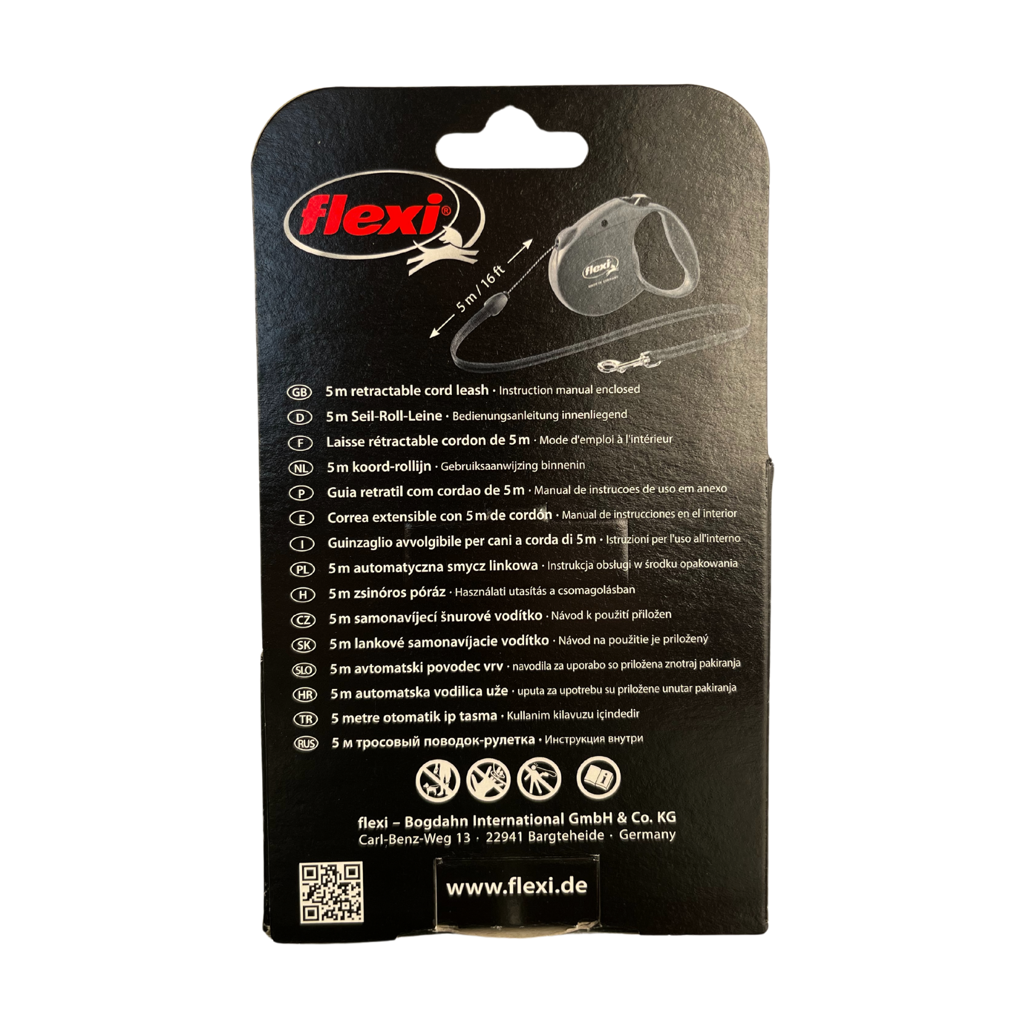 Flexi Dog Leash Neon Cord