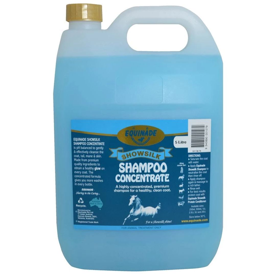 Equinade Showsilk Shampoo Concentrate - 5L | PeekAPaw Pet Supplies