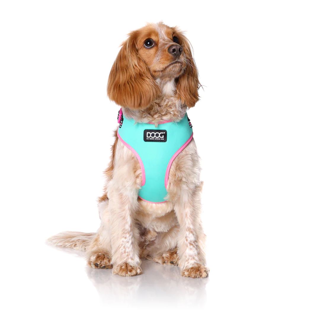 Doog Neoflex Soft Dog Harness - (Neon High Vis) Rin Tin Tin | PeekAPaw Pet Supplies