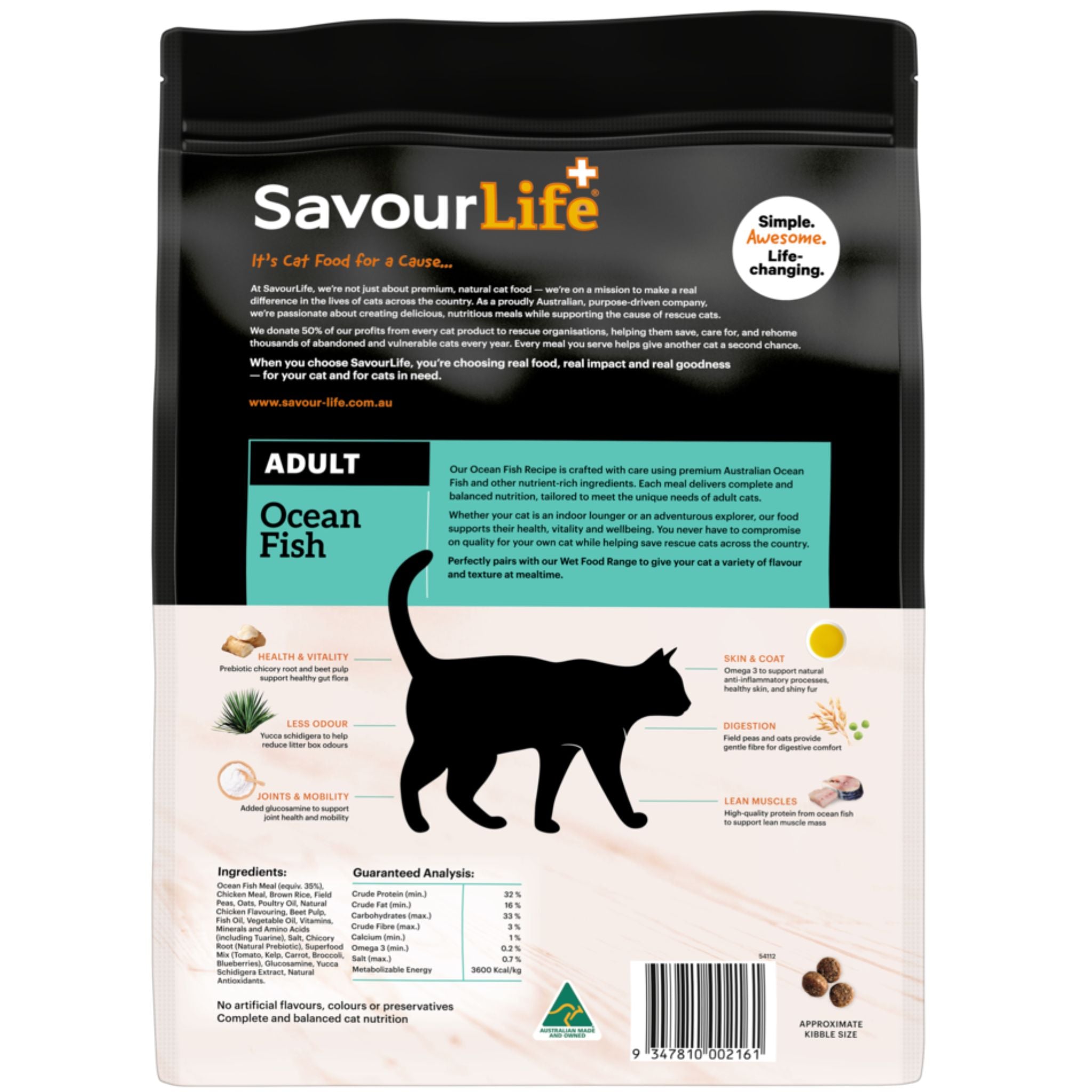 SavourLife Adult Ocean Fish Dry Cat Food