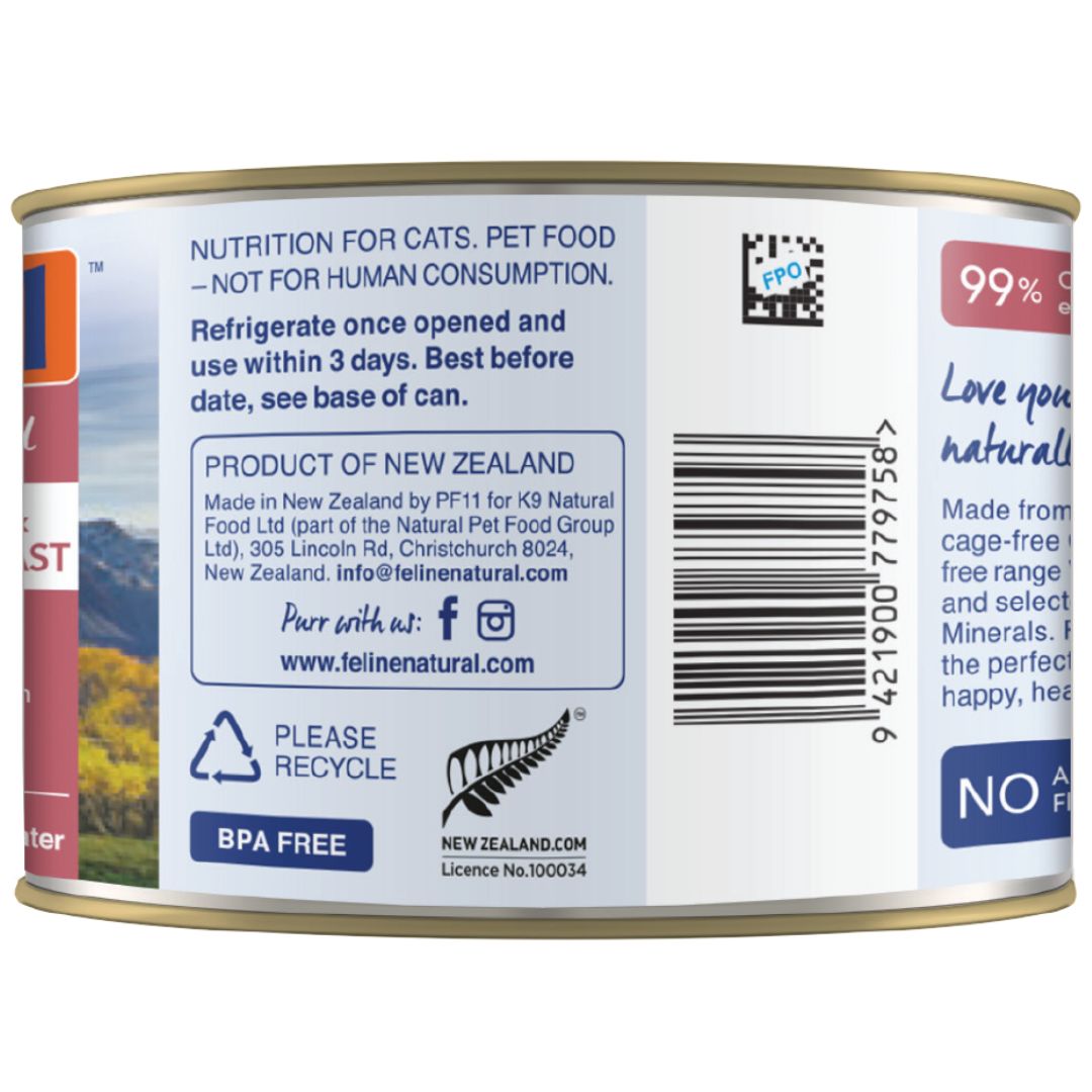 Feline Natural Canned Chicken & Venison